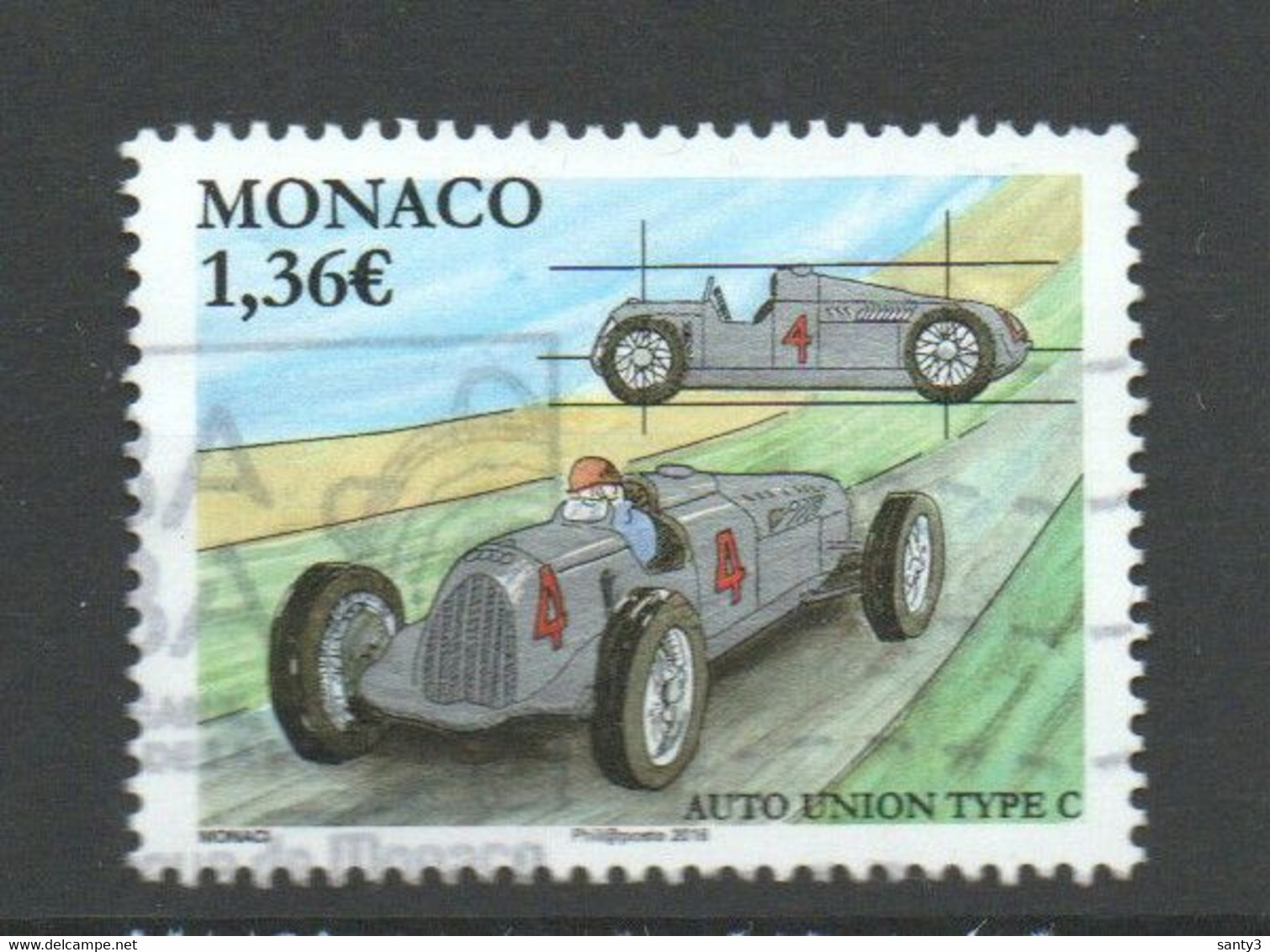 Monaco 2016, Yv 3025, Hoge Waarde  Gestempeld - Gebruikt