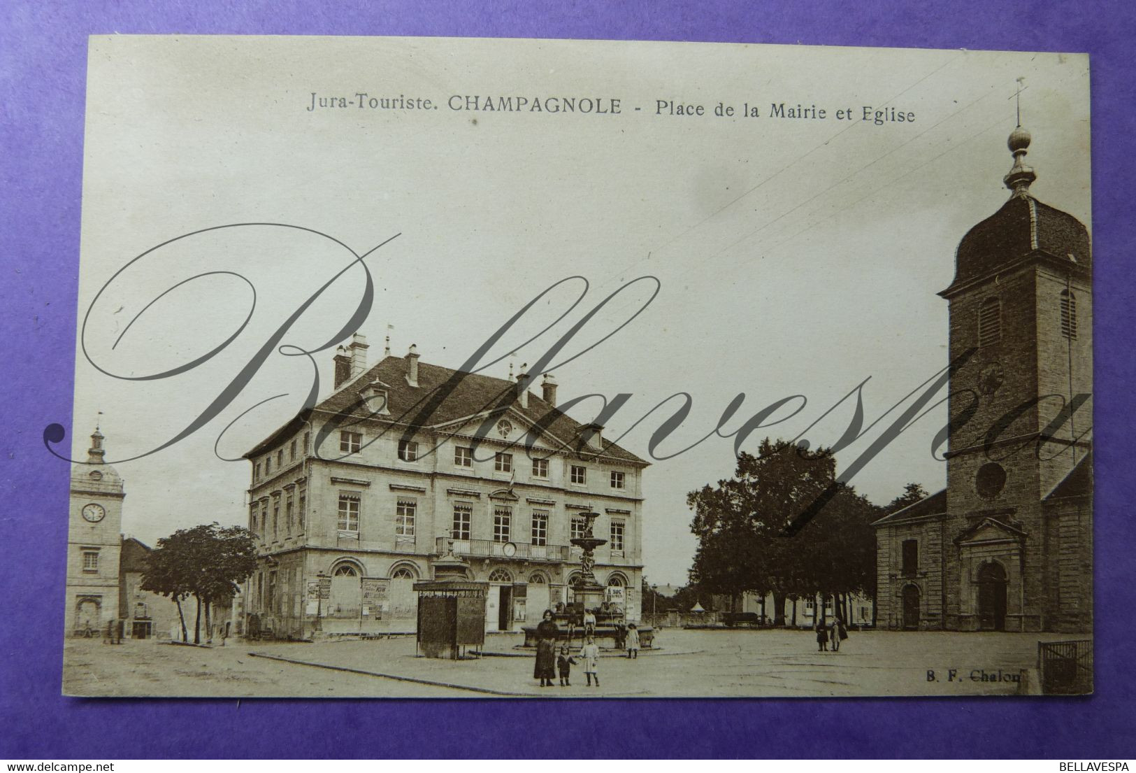 Champagnole Mairie Et Eglise 2 X Cpa - Bertem