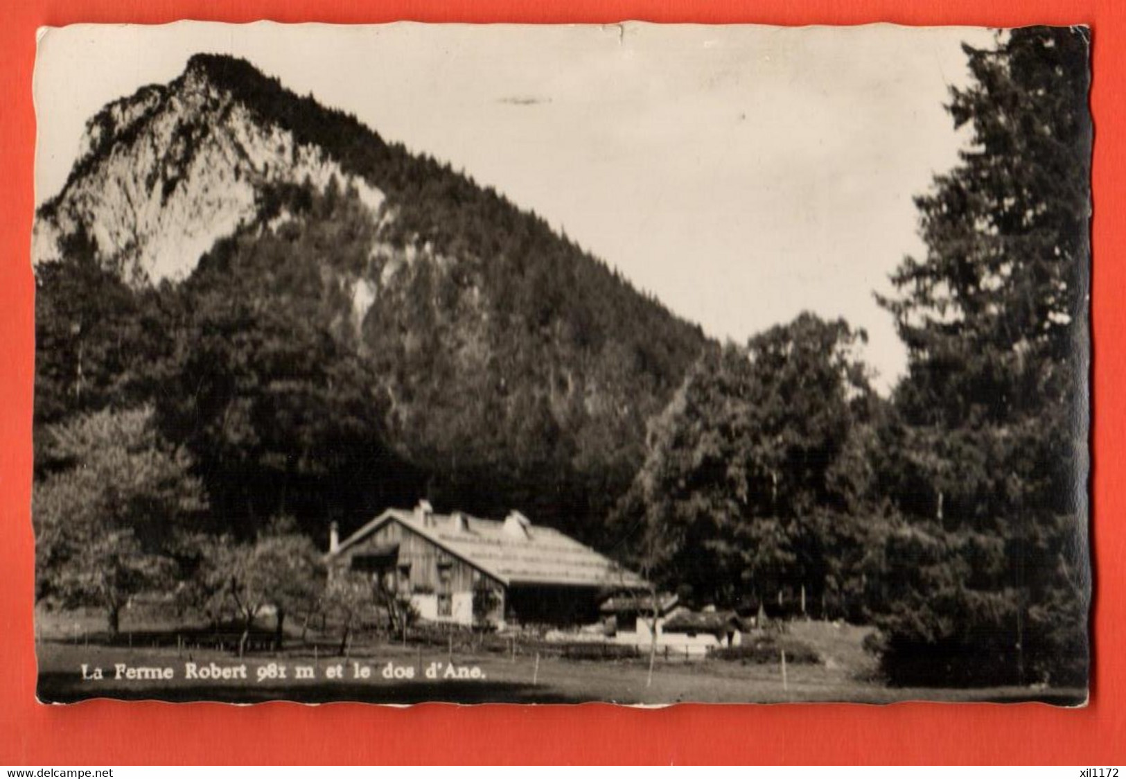 ZMO-22 Creux Du Van La Ferme Robert Sur Noiraigue Et  Le Dos D'Ane. Circulé, Timbre Manque. Erb Sans Numéro - Noiraigue 