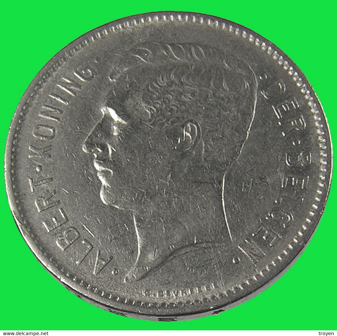 5 Frank - Belgique - Nickel - 1932 - TTB +  - - 5 Francs & 1 Belga