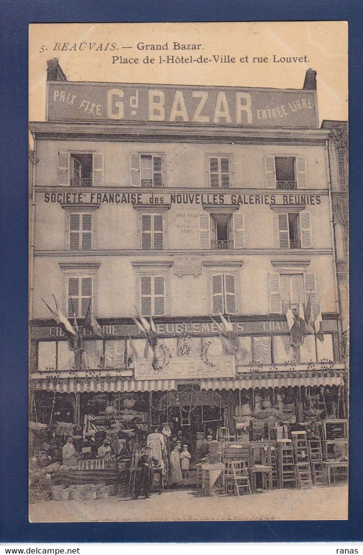 CPA [60] Oise > Beauvais Commerce Shop Front Devanture Magasin Bazar Non Circulé - Beauvais