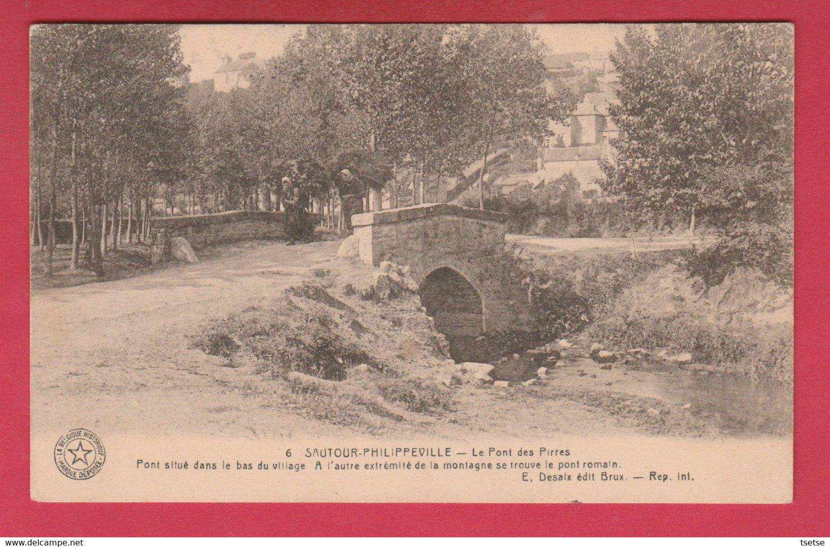 Sautour - Le Pont Des Pirres - 1926 ( Voir Verso ) - Philippeville