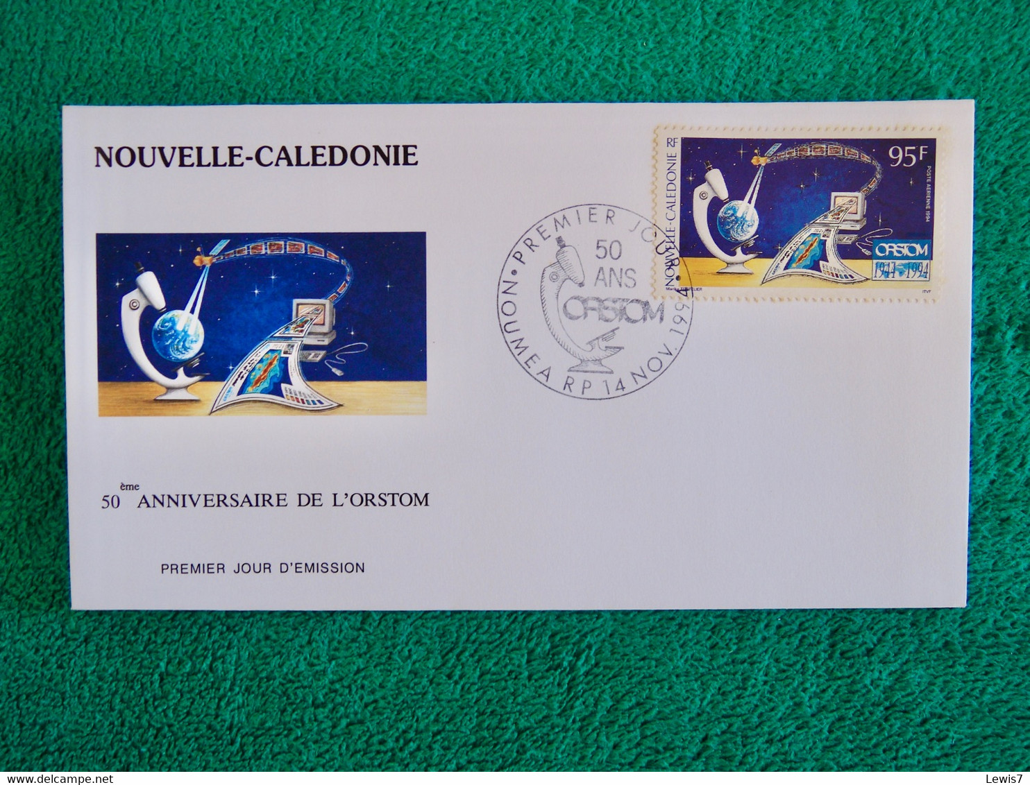 FDC : Enveloppe 1er Jour "50eme Anniversaire O.R.S.T.O.M." - N-C. - Usati