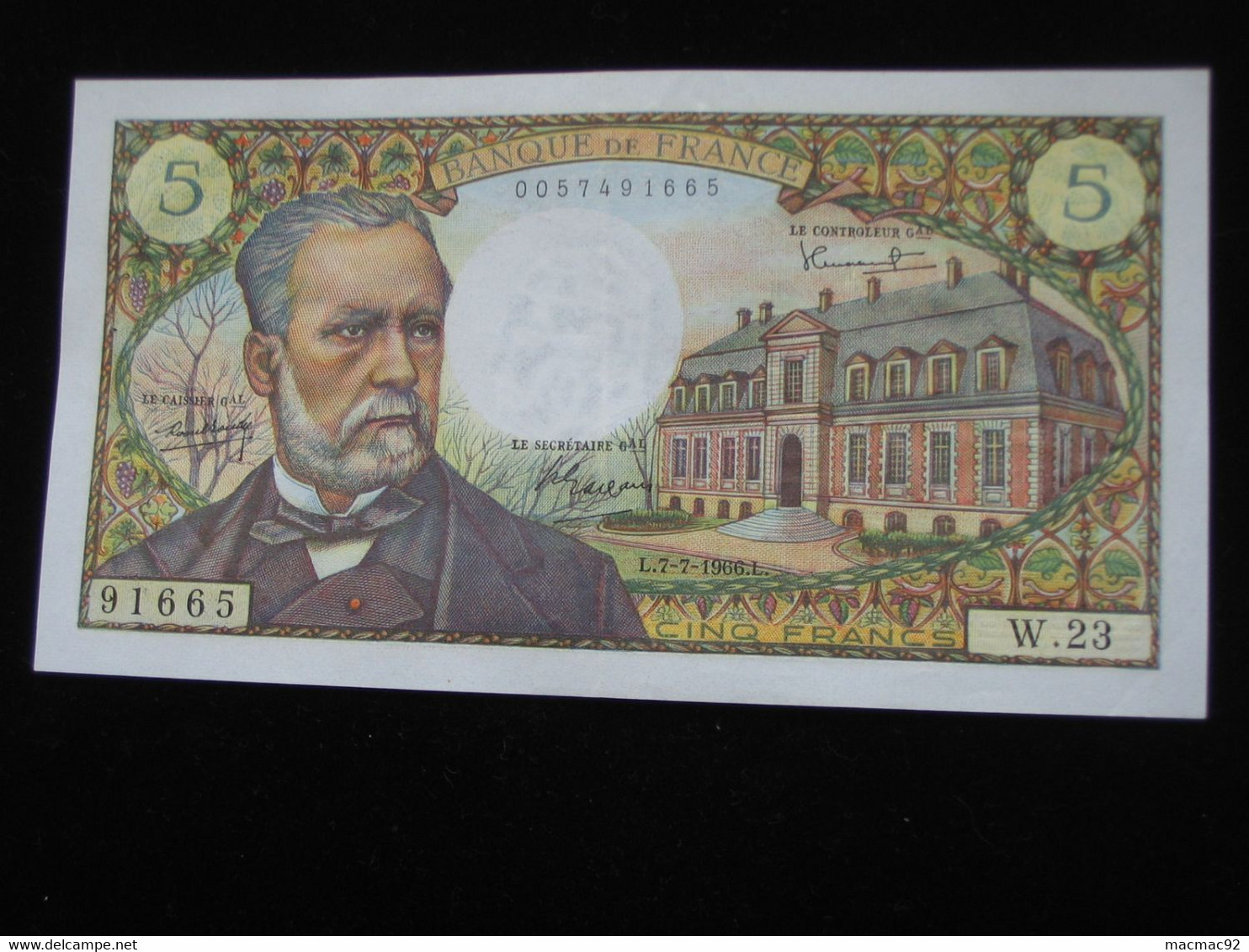 Superbe Billet  - 5 Francs  PASTEUR  7-7-1966   **** EN ACHAT IMMEDIAT **** - 5 F 1966-1970 ''Pasteur''