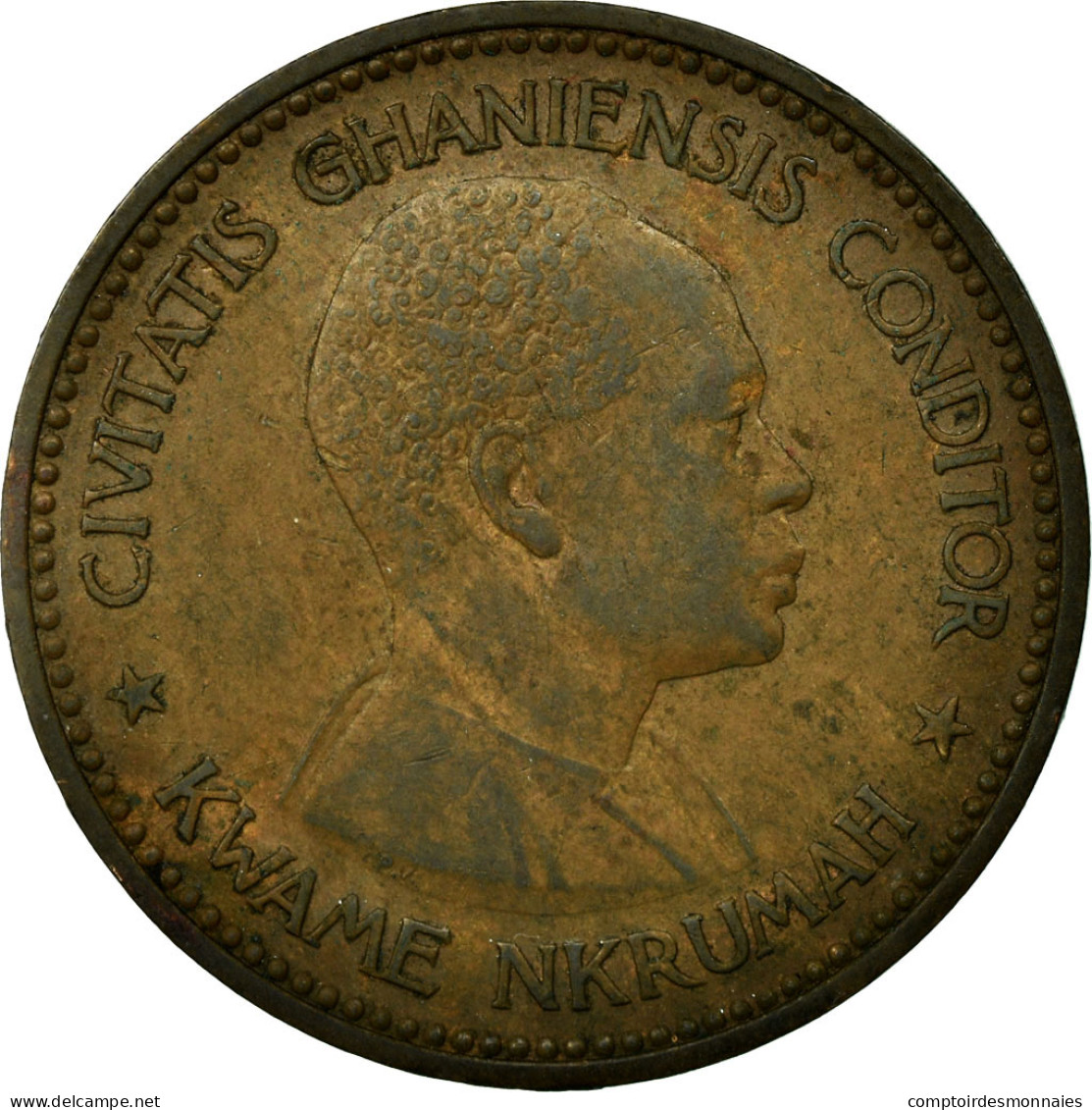 Monnaie, Ghana, Penny, 1958, TB, Bronze, KM:2 - Ghana