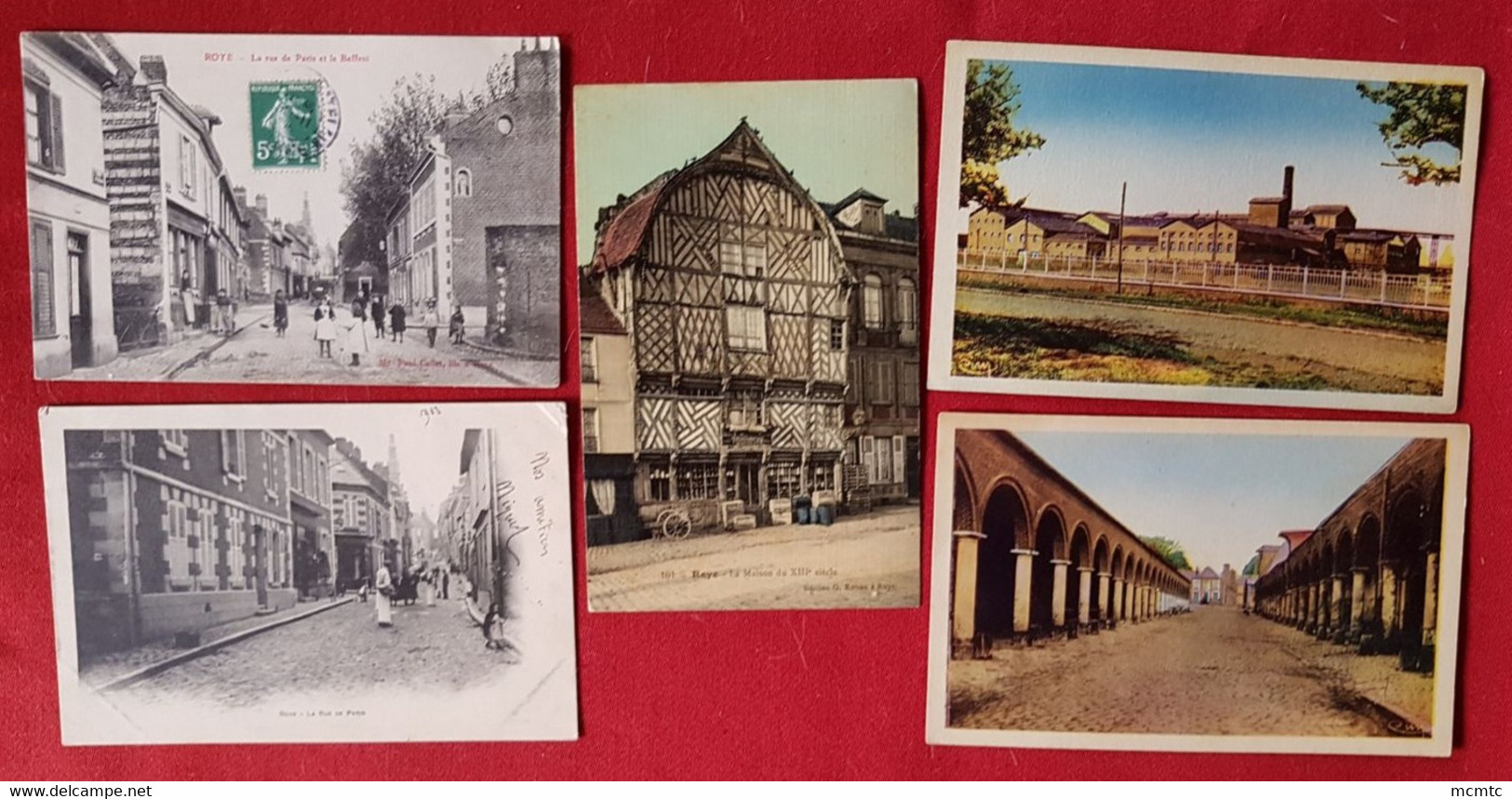 5 Cartes - Roye  - (80. Somme) - Roye