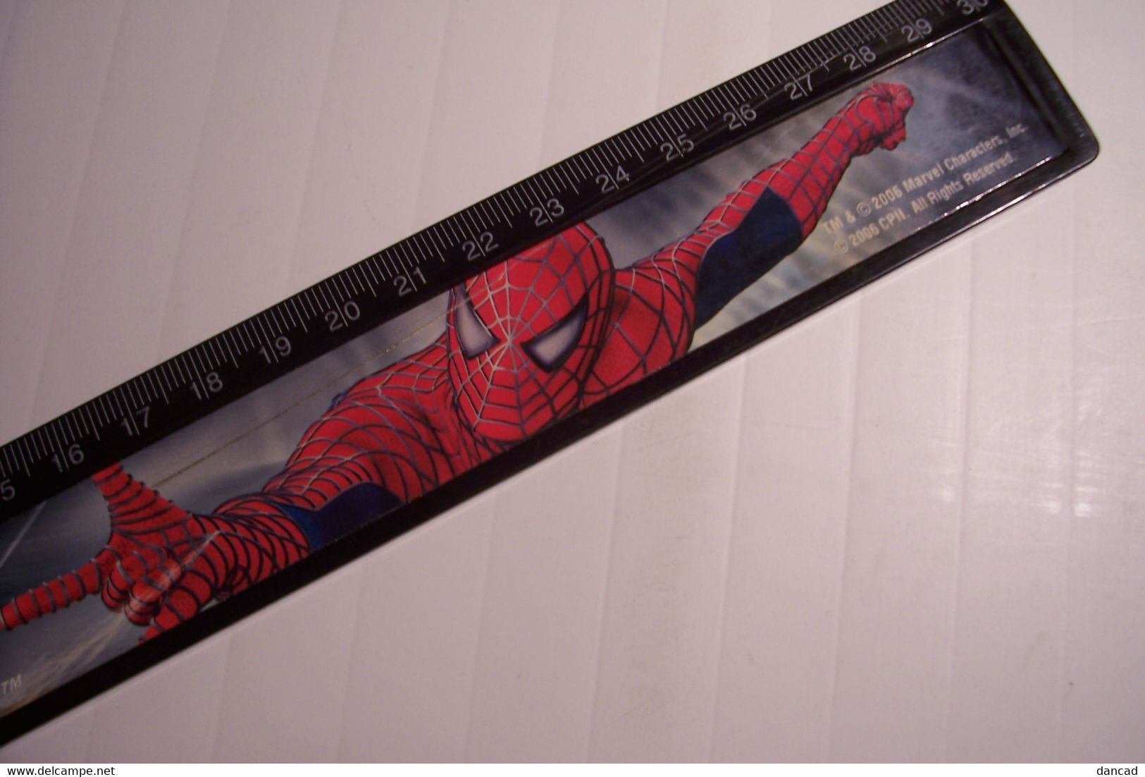 ECOLE - REGLE - SPIDERMAN  -SPIDER MAN - - Marvel  2006 ( 30 Centimètres ) - Autres & Non Classés