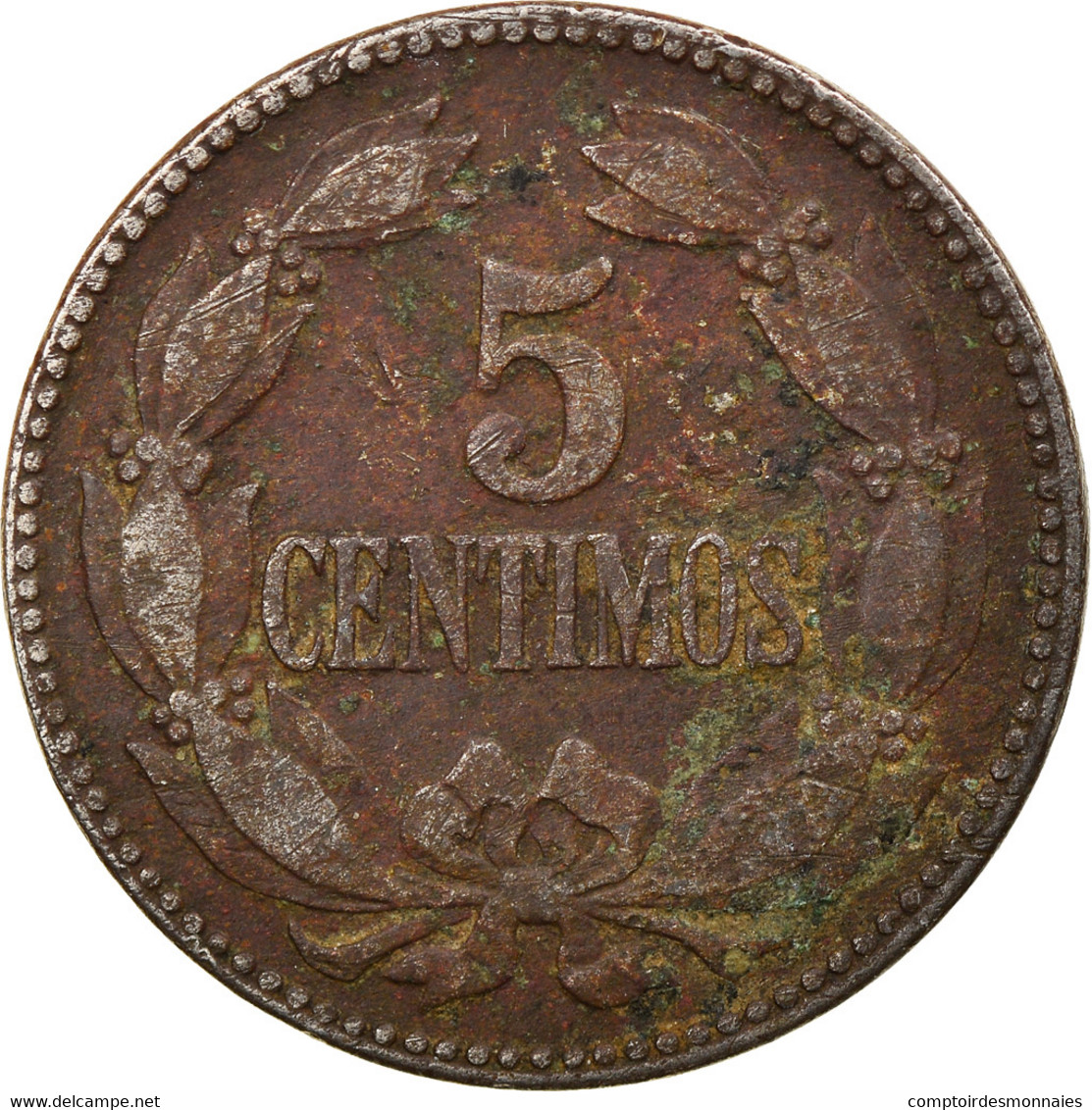 Monnaie, Venezuela, 5 Centimos, 1946, Philadelphie, TB+, Copper-nickel, KM:29a - Venezuela