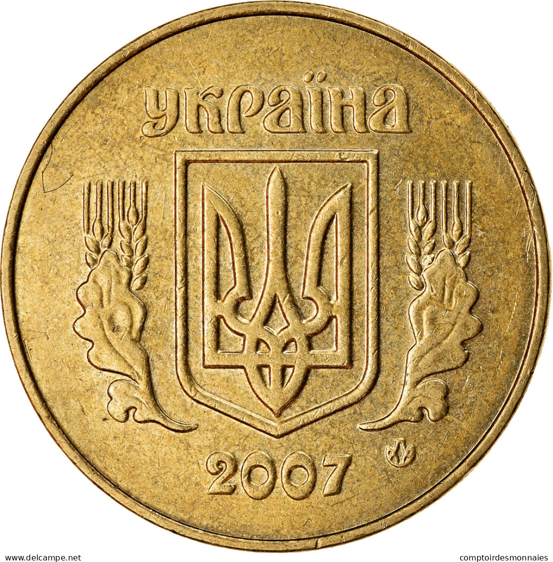 Monnaie, Ukraine, 50 Kopiyok, 2007, Kyiv, TTB, Aluminum-Bronze, KM:3.3b - Ukraine