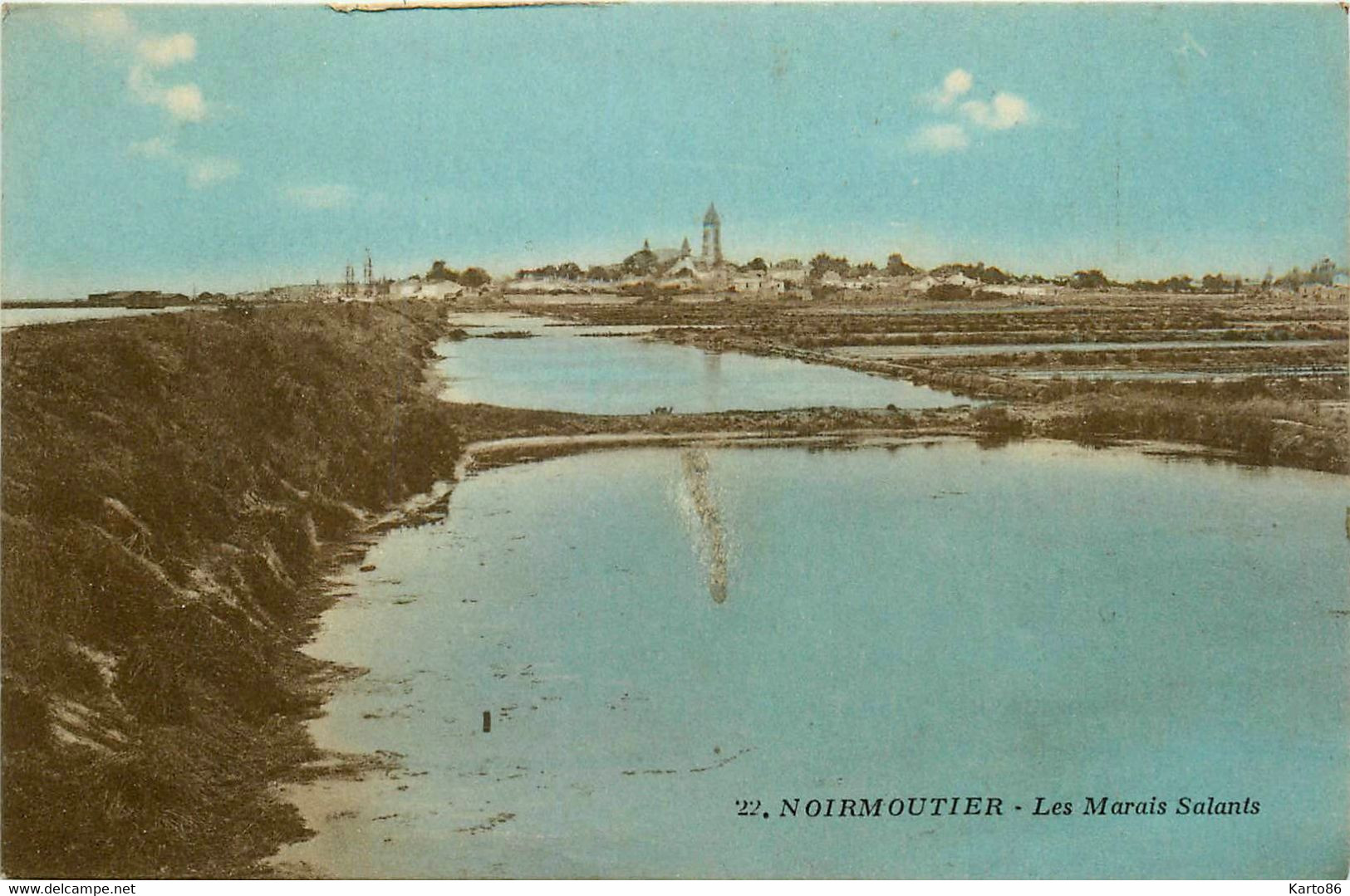 Noirmoutier * Vue Sur Les Marais Salants * Paludier - Noirmoutier