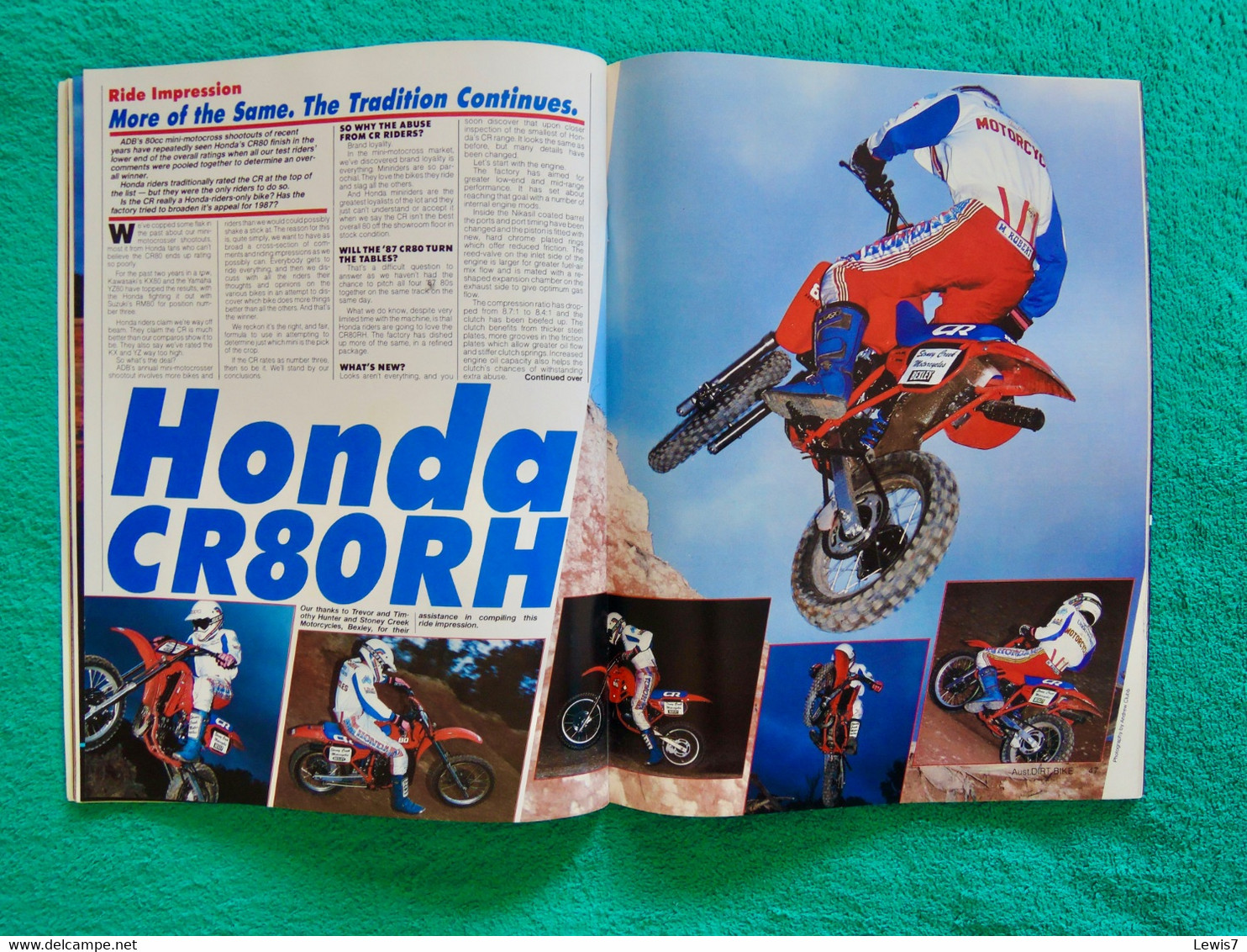 Magazine SPORTS : Motorbike - AUSTRALIAN DIRT BIKE - 1950-Hoy