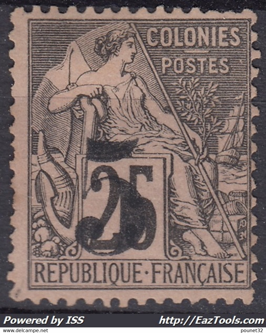 COCHINCHINE : ALPHEE DUBOIS SURCHARGE N° 4 NEUF SANS GOMME - COTE 50 € - Unused Stamps