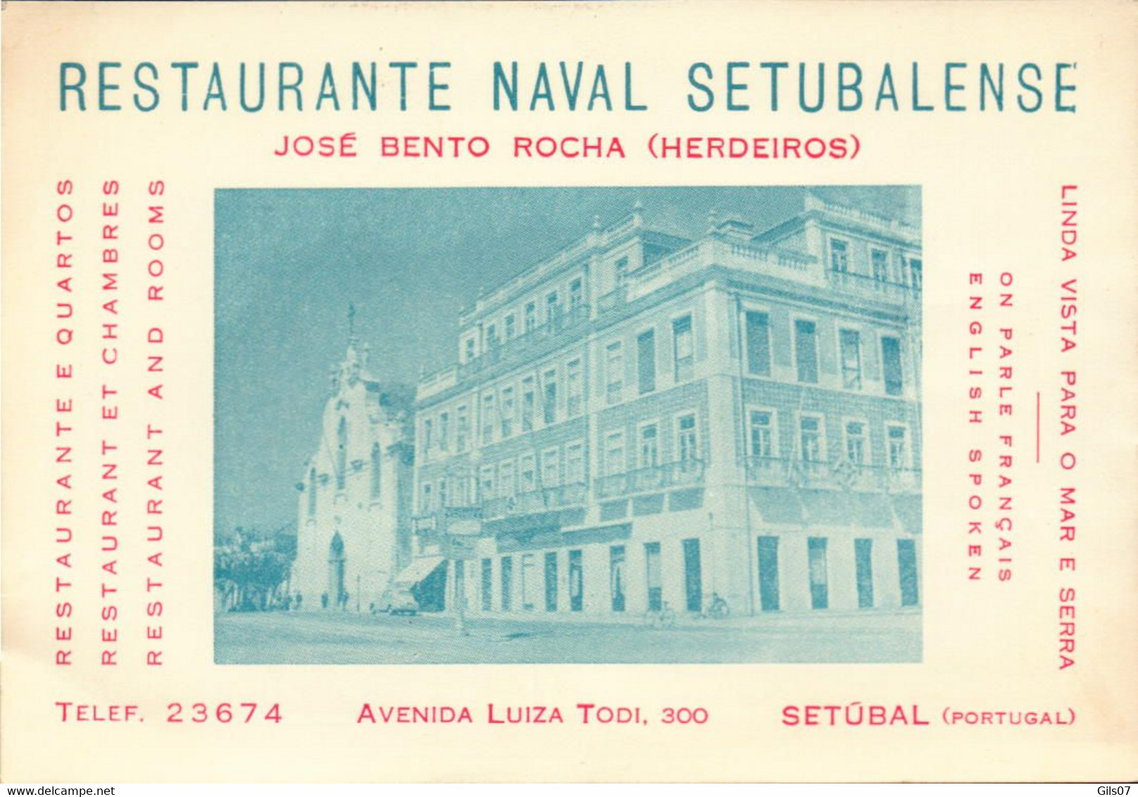 Espagne, Setubal, Restaurante Naval Setubalense  (bon Etat) - Setúbal