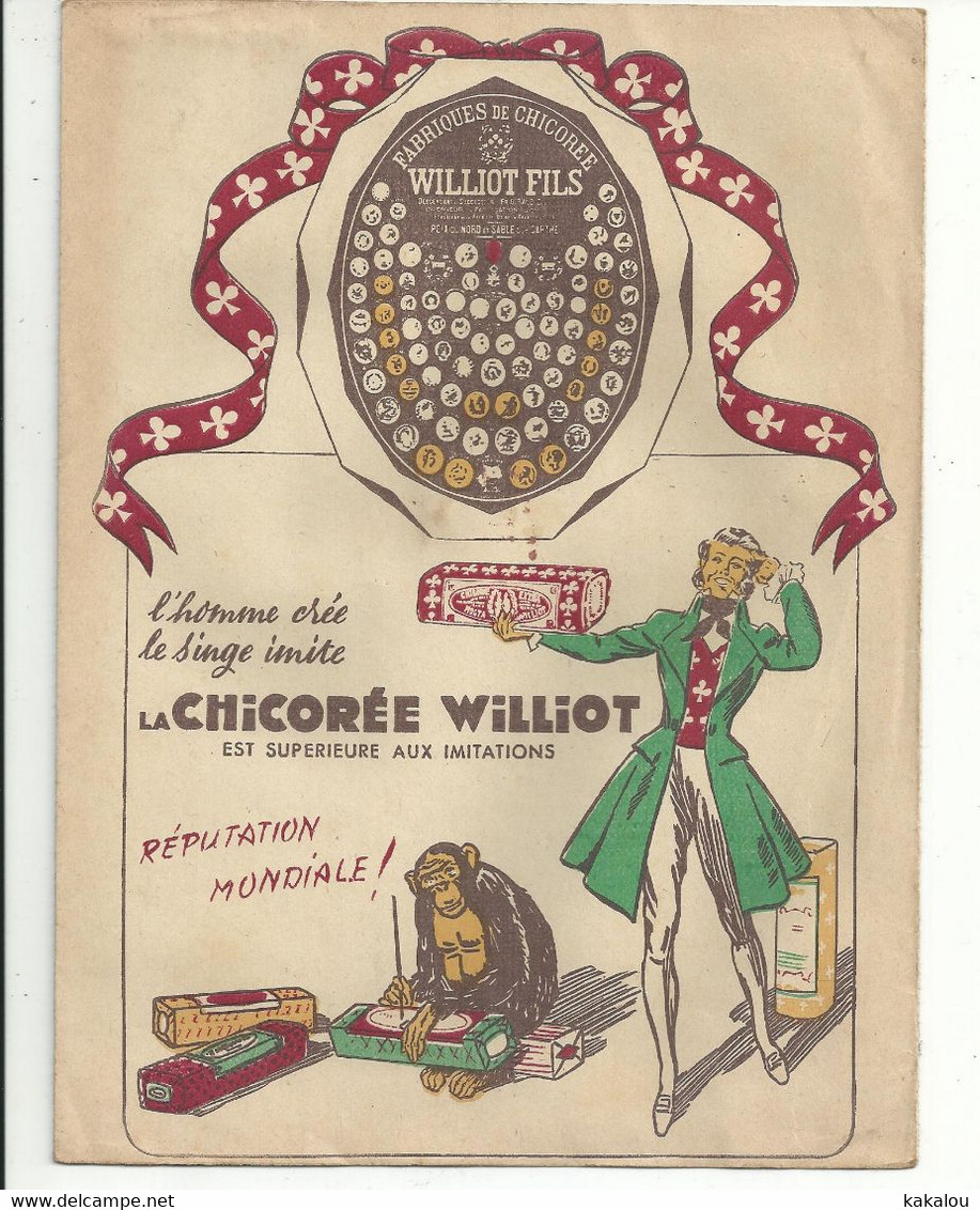 Protege Cahier CHICOREE WILLIOT - Protège-cahiers