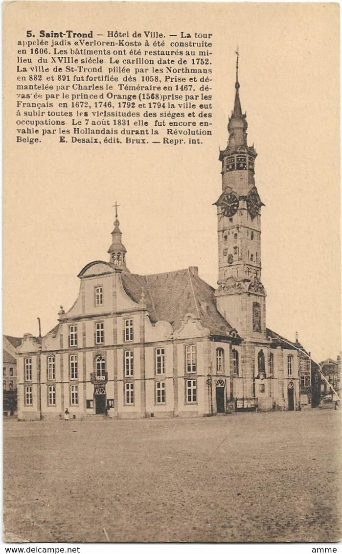 Sint-Truiden  - Saint-Trond  *  Hôtel De Ville - Sint-Truiden