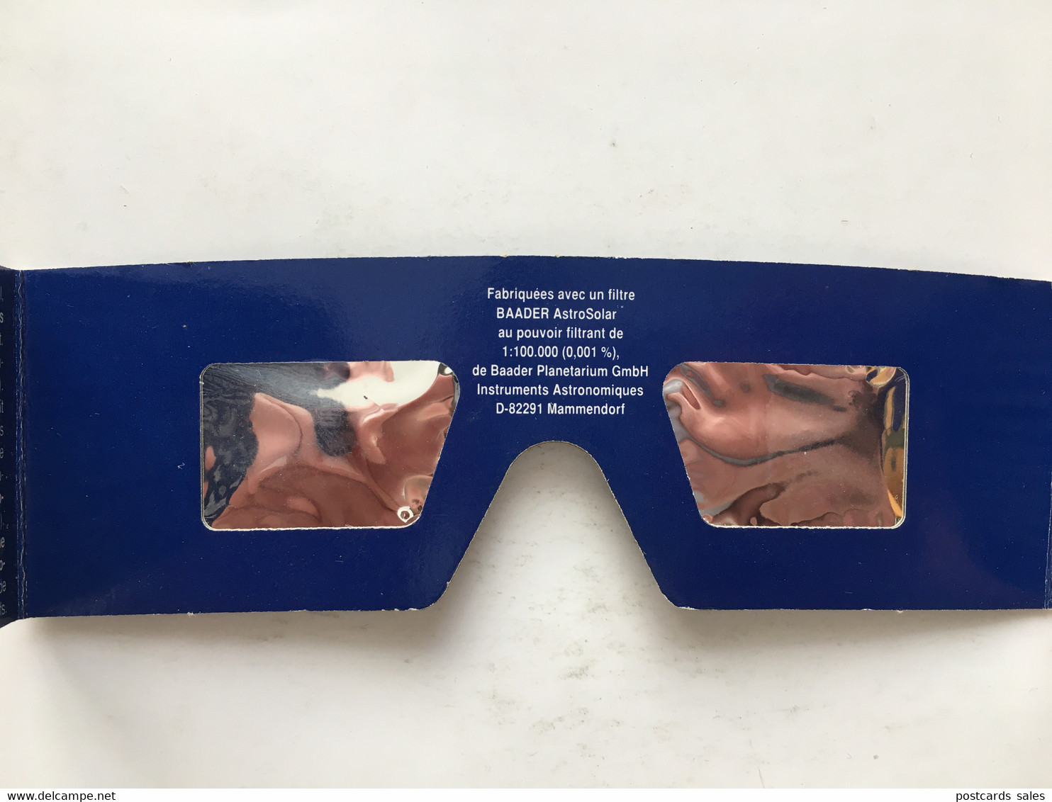 Zeiss Eclipse Glasses / Lunettes D'éclipse / Eclipse-Brille - Societe Astronomique De France - Pforzheim Mammendorf - Attrezzature Mediche E Dentistiche