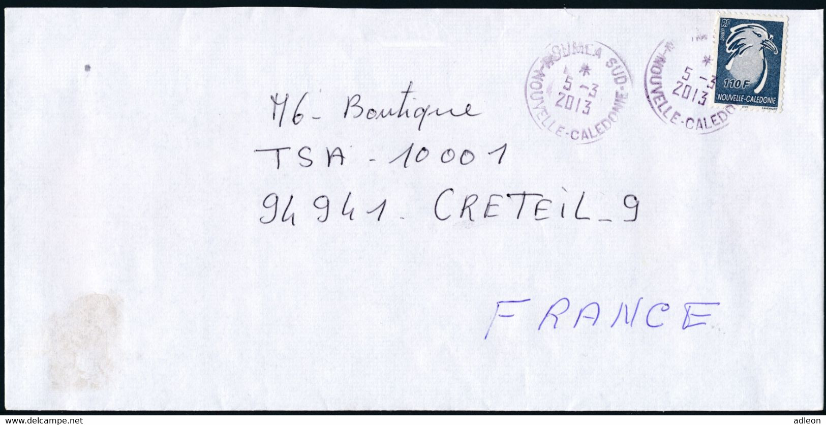 Nouvelle Calédonie  2006 - YT 968 Sur Lettre De 2013 - Cartas & Documentos