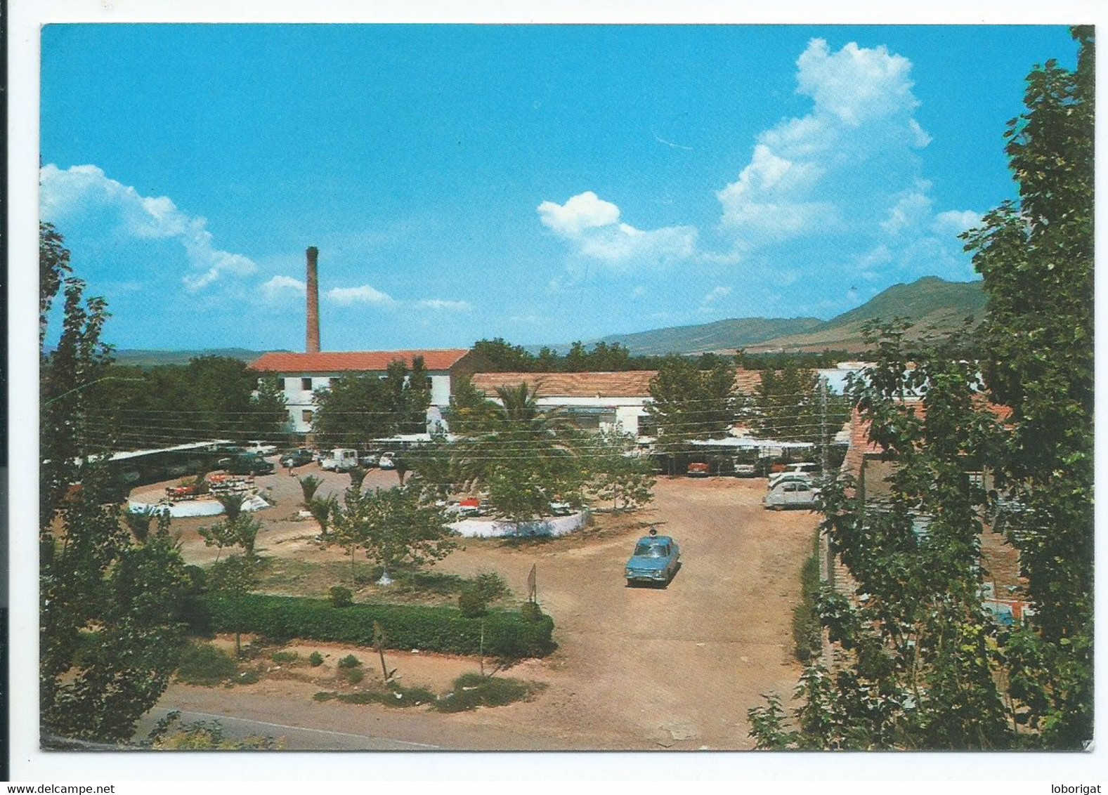 VISTA GENERAL DEL " HOSTAL LAS NAVAS ", BAR - RESTAURANT - PISCINA.-  CIUDAD REAL.- ( ESPAÑA ) - Ciudad Real