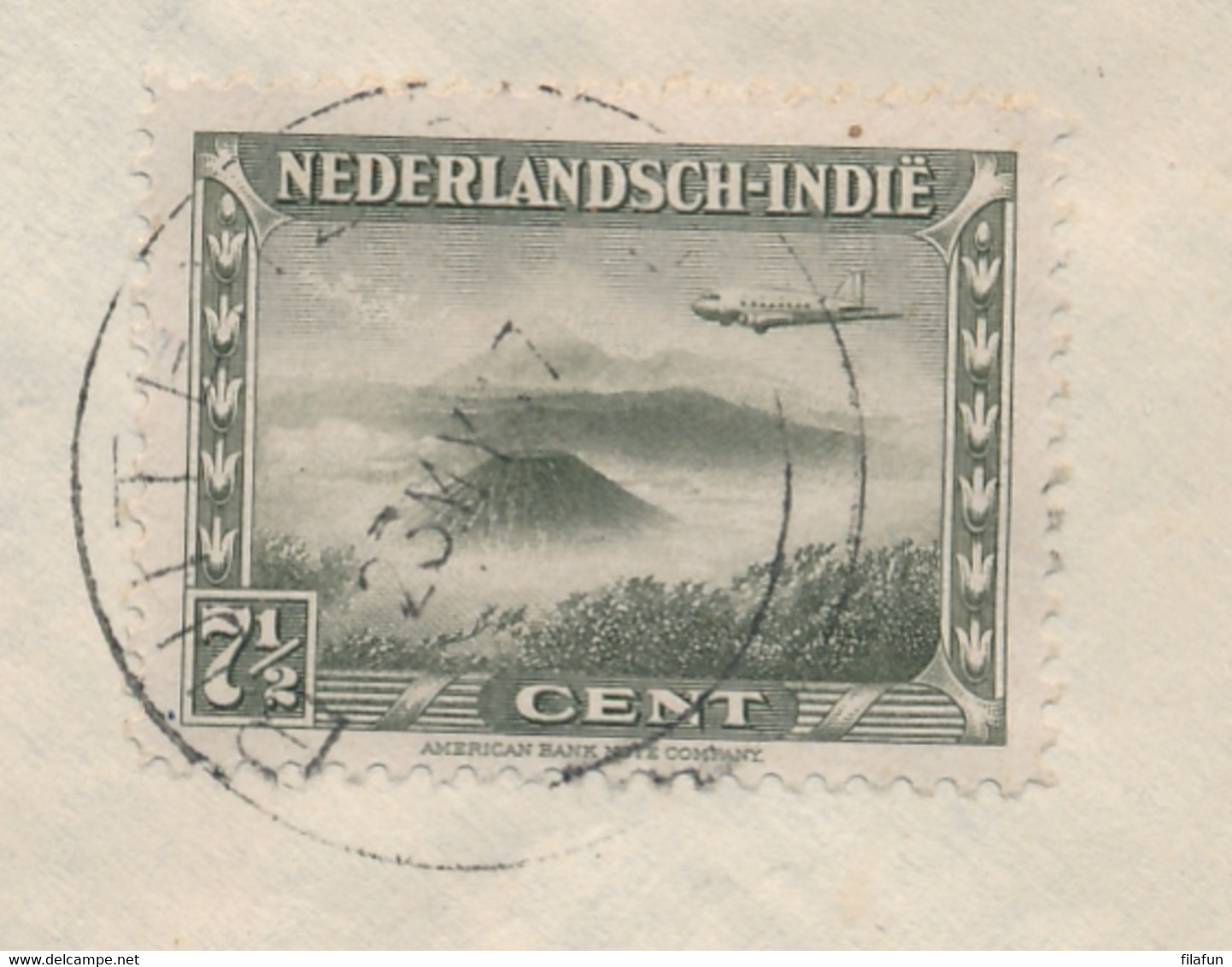 Nederlands Indië - 1947 - 5 Zegels Uit Bevrijdingsserie Op Cover Van Bu-X Buitenzorg Naar Aalborg / Danmark - India Holandeses