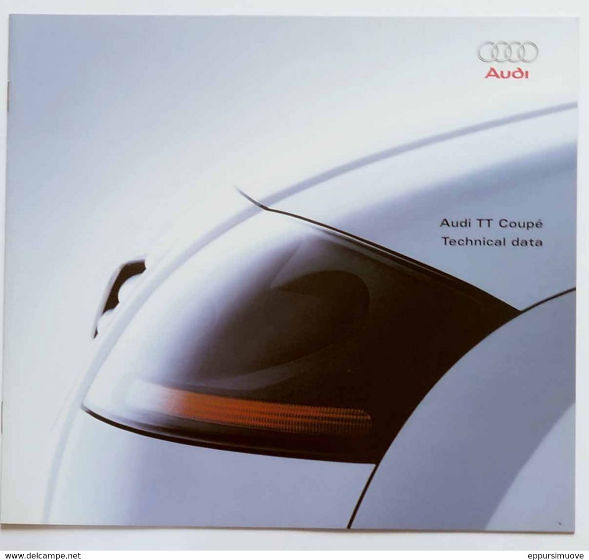 AUDI TT COUPÉ  TECHNICAL DATA - EN - 03/1999 - Transports