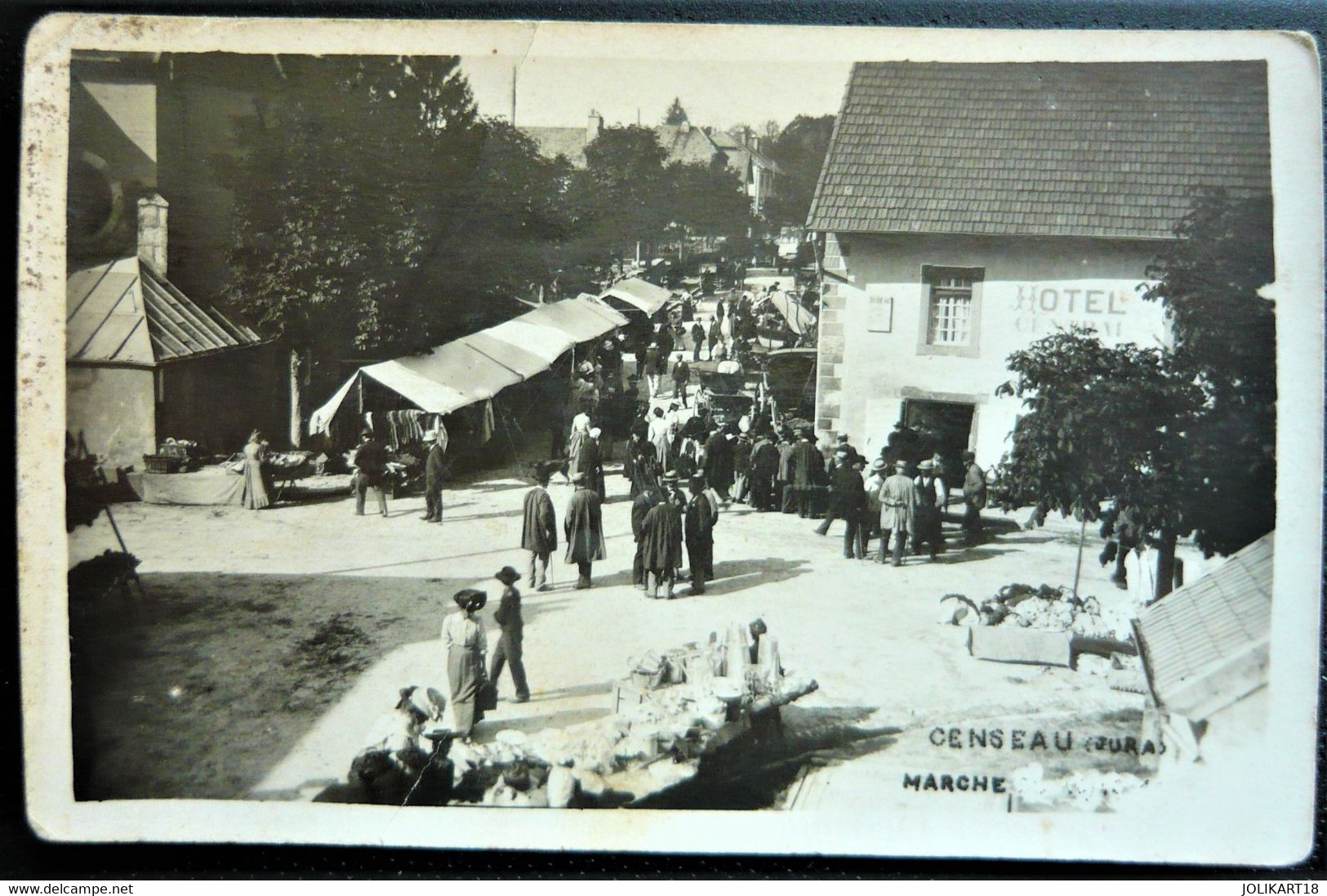 39 Censeau - Le Marché ( Carte Photo Martelet - Nozeroy ) - Other & Unclassified