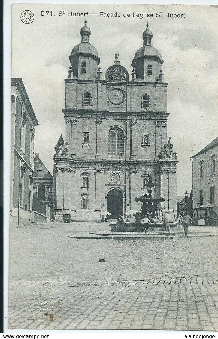 Saint-Hubert - Facade De L'église St-Hubert - 1911 - Saint-Hubert