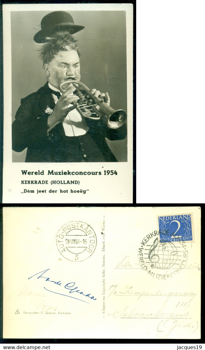 Nederland 1954 AK Wereld Muziekconcours Kerkrade - Kerkrade