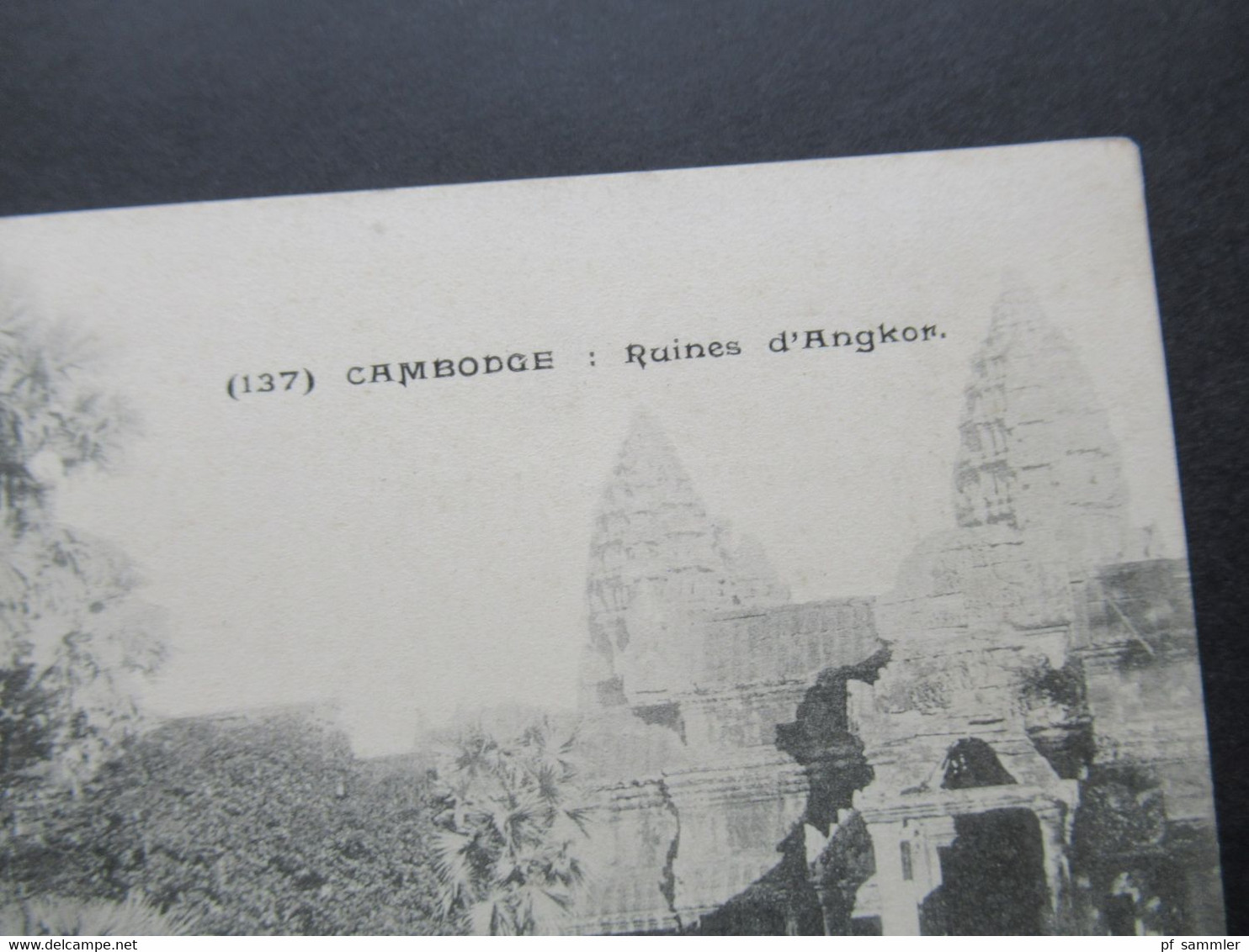 Asien Kambodscha / Cambodge Alte AK Um 1900 Ruines D'Angkor - Cambogia