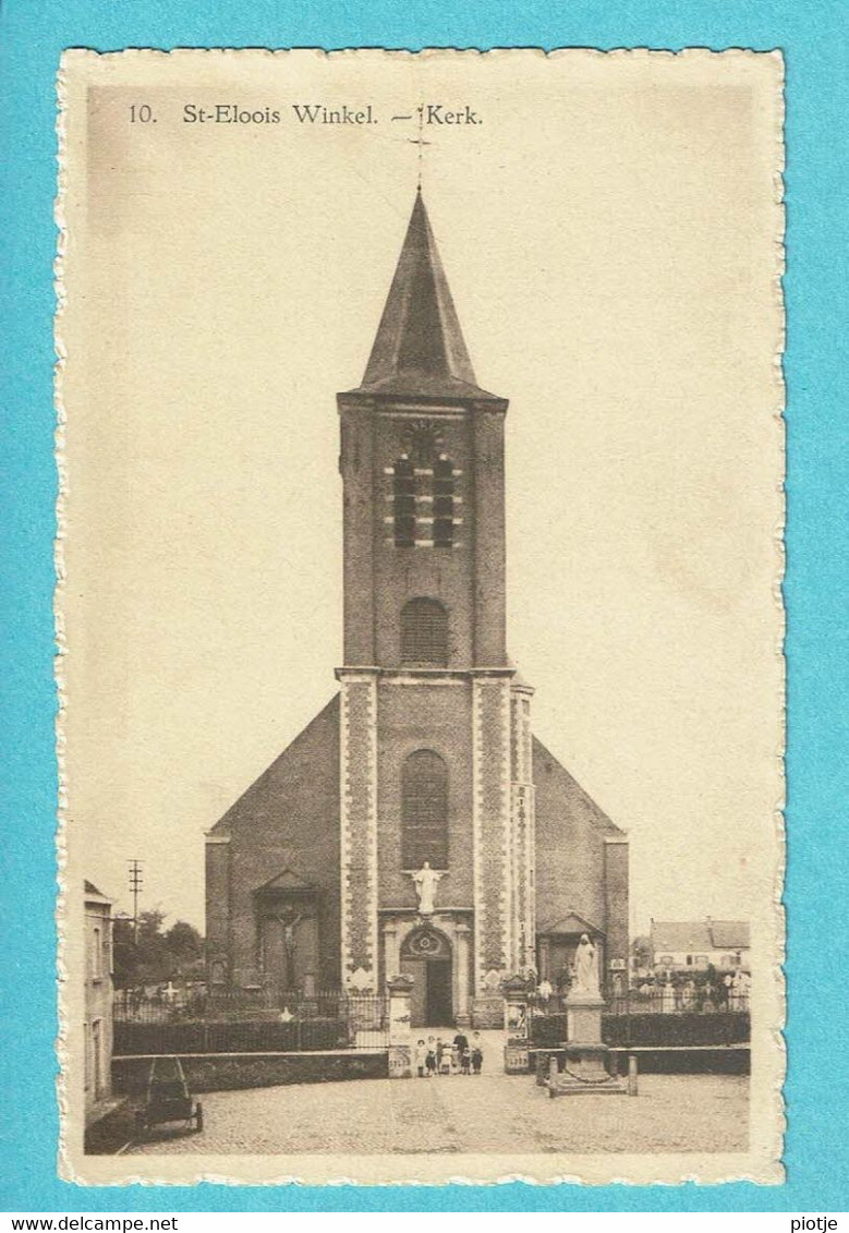 * Sint Eloois Winkel - Ledegem (West Vlaanderen) * (Uitgever J. Oost Vanhevel, Nr 10) Kerk, église, Church, Kirche - Ledegem