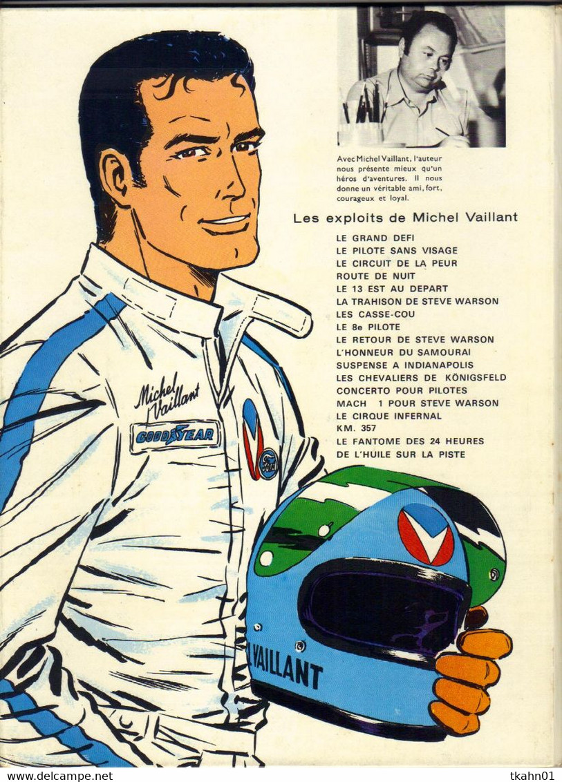 MICHEL-VAILLANT  "  ROUTE DE NUIT   "  DARGAUD  DE 1972 - Michel Vaillant