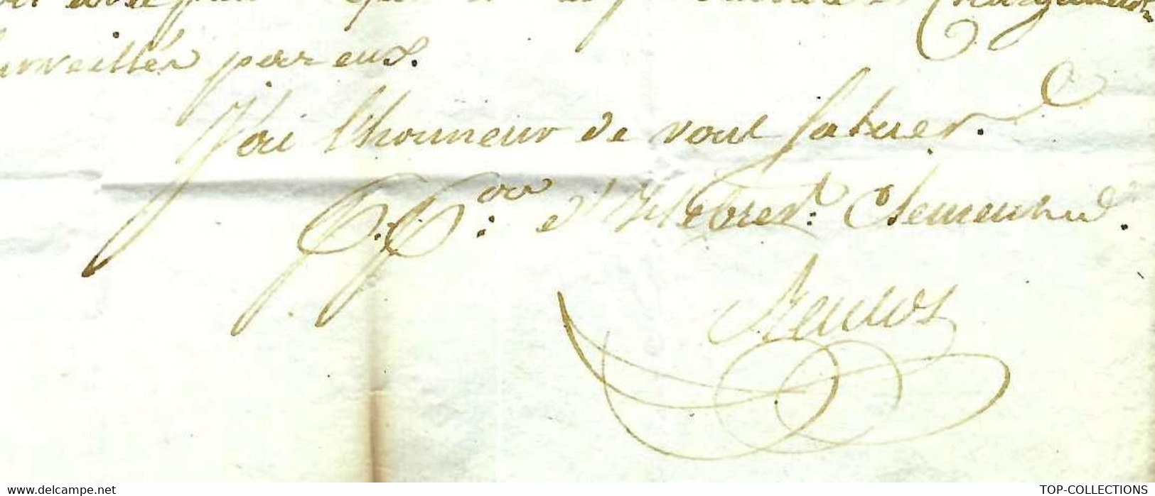 1804   " HEBRE DE ST CLEMENT" à Rochefort  Lié à St Domingue  Haiti V.HISTORIQUE  Pour Dupuch à Bordeaux - Autres & Non Classés