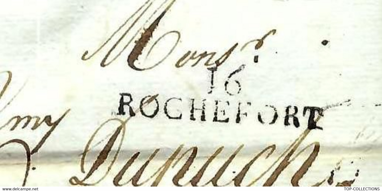 1804   " HEBRE DE ST CLEMENT" à Rochefort  Lié à St Domingue  Haiti V.HISTORIQUE  Pour Dupuch à Bordeaux - Autres & Non Classés