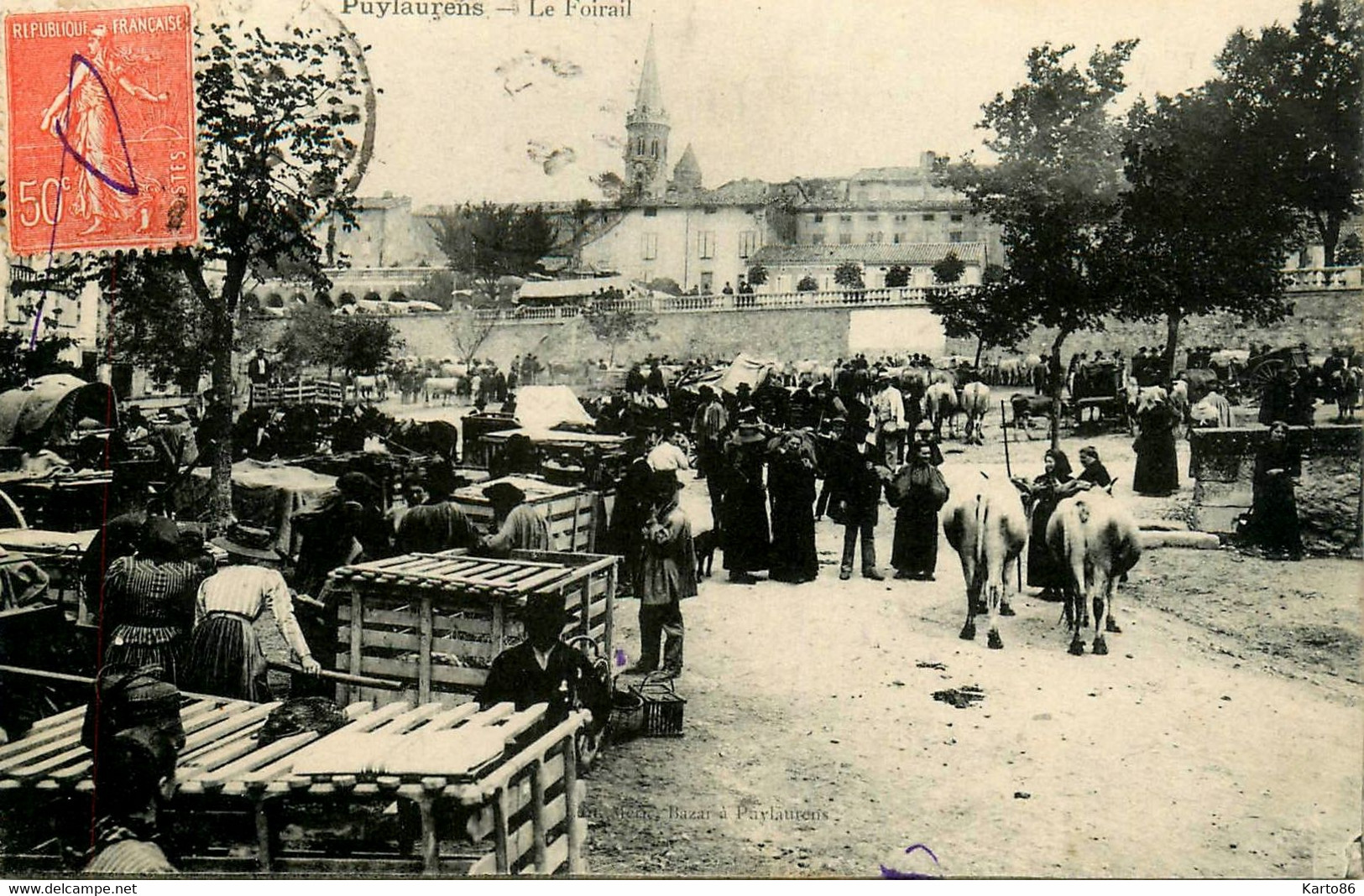 Puylaurens * Le Foirail * Marché Foire Aux Bestiaux - Puylaurens