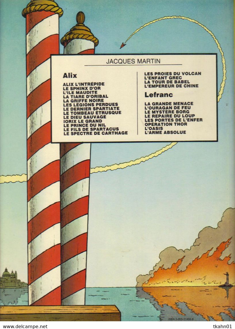 LEFRANC  " LA GRANDE MENACE    " CASTERMAN  DE  1983 - Lefranc