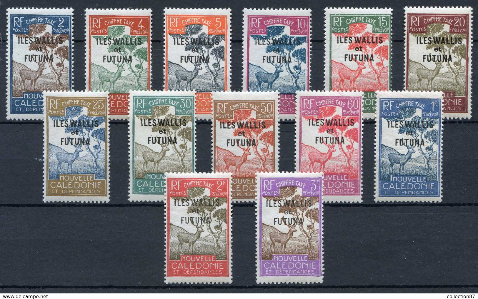 WALLIS Et FUTUNA > TAXE 11 à 23  ⭐ Neuf Charnière - MLH ⭐ Cote 16.00 € - Timbres-taxe