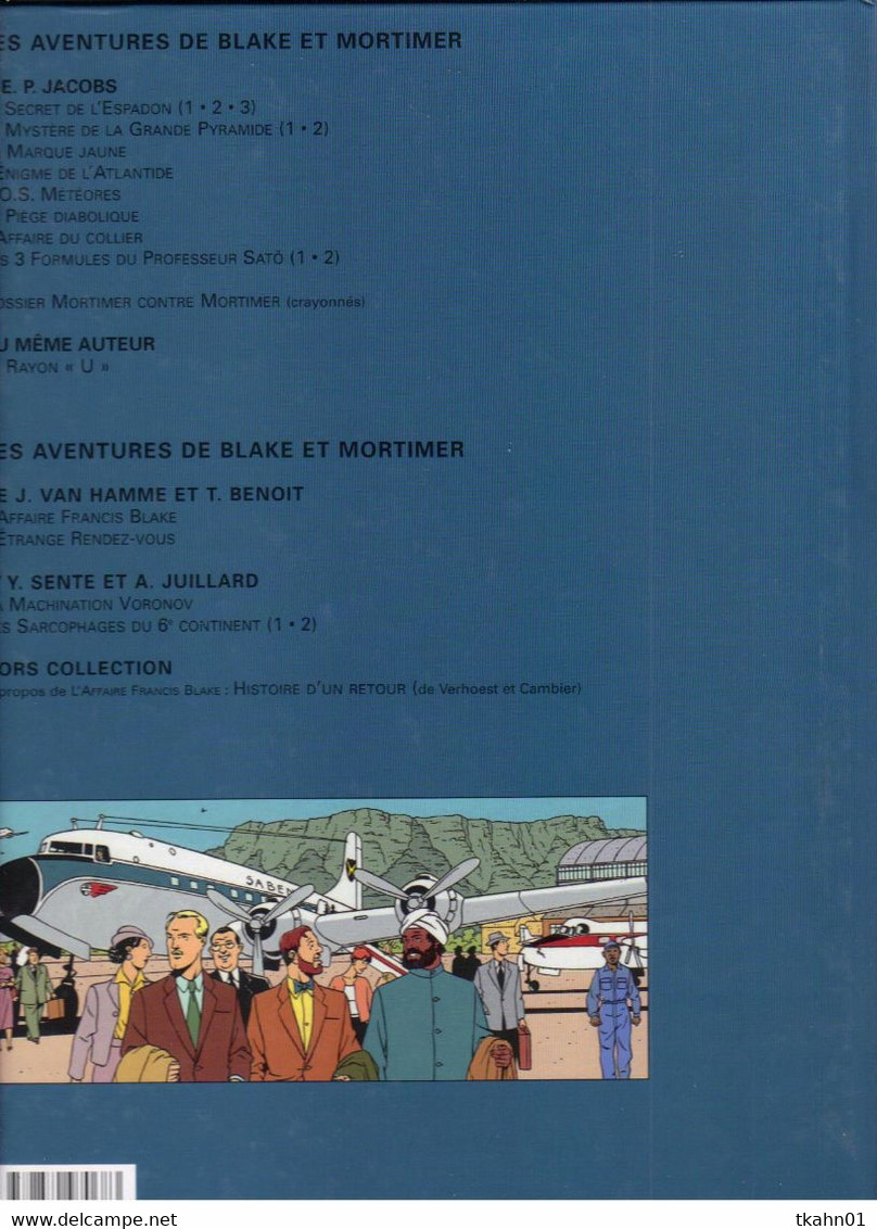 BLAKE ET MORTIMER   " LES SARCOPHAGES DU 6° CONTINENT  "  DE  2004 " E-O " - Blake Et Mortimer