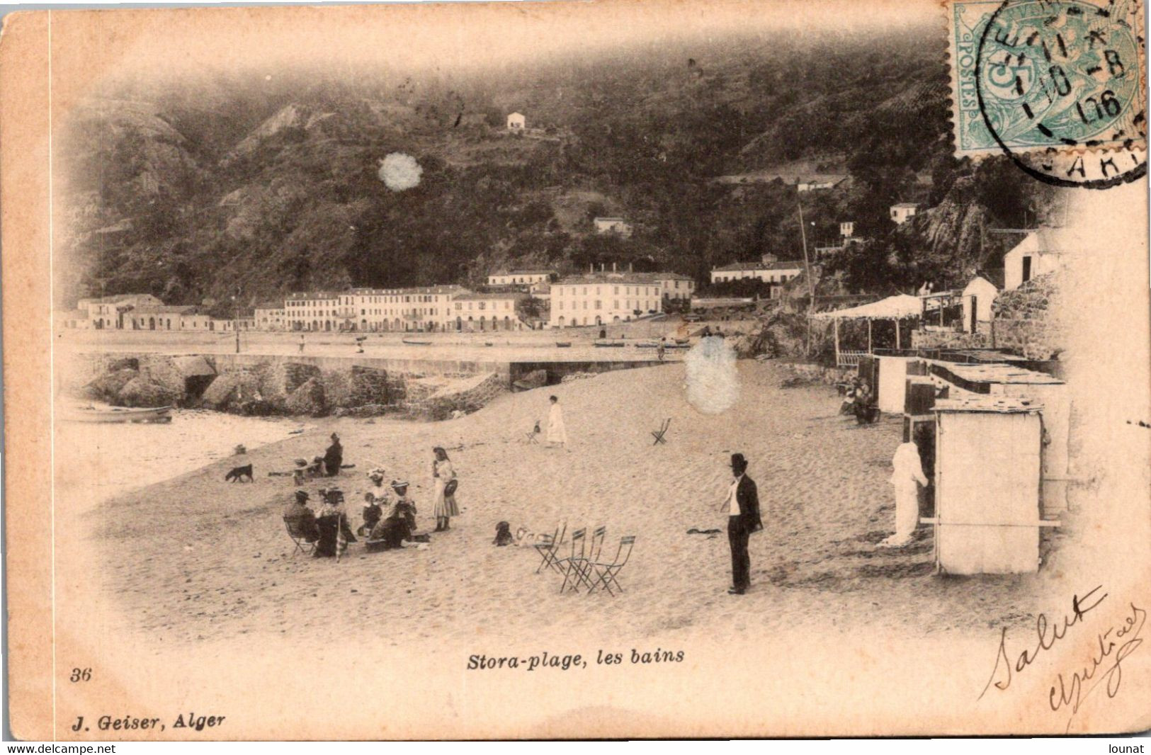 Algérie - STORA Plage , Les Bains - Guelma