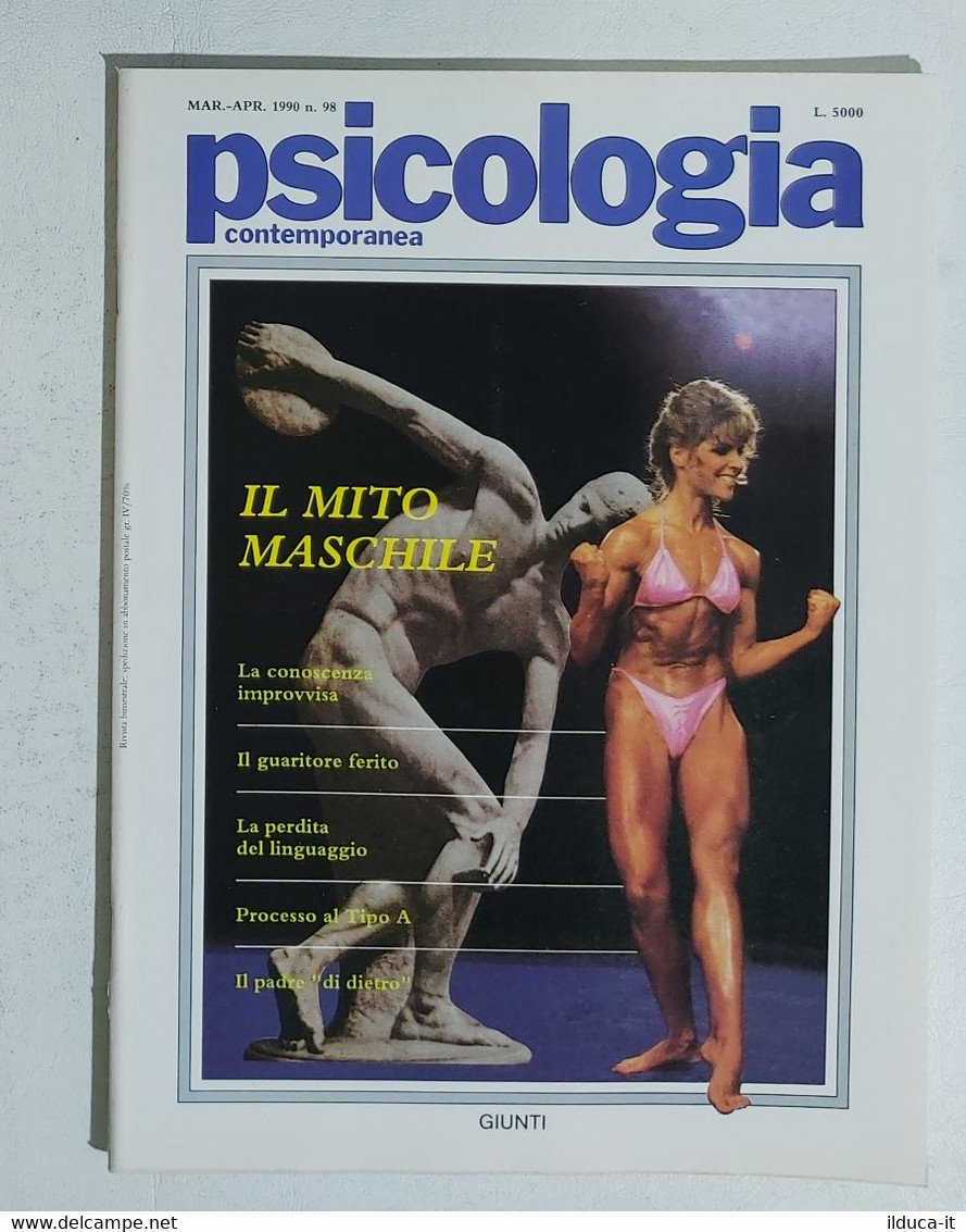 13931 Psicologia Contemporanea - Nr 98 1990 - Ed. Giunti - Medicina, Psicologia