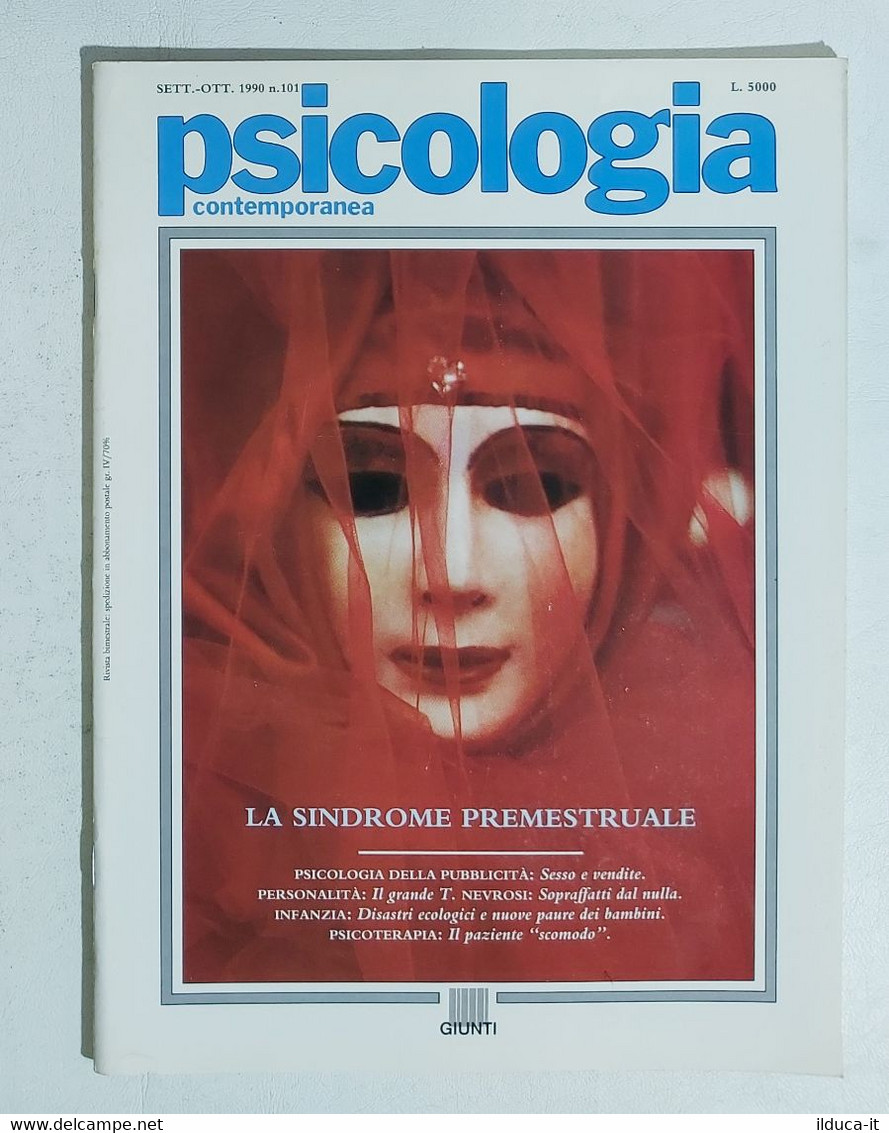 13943 Psicologia Contemporanea - Nr 101 1990 - Ed. Giunti - Medicina, Psicologia