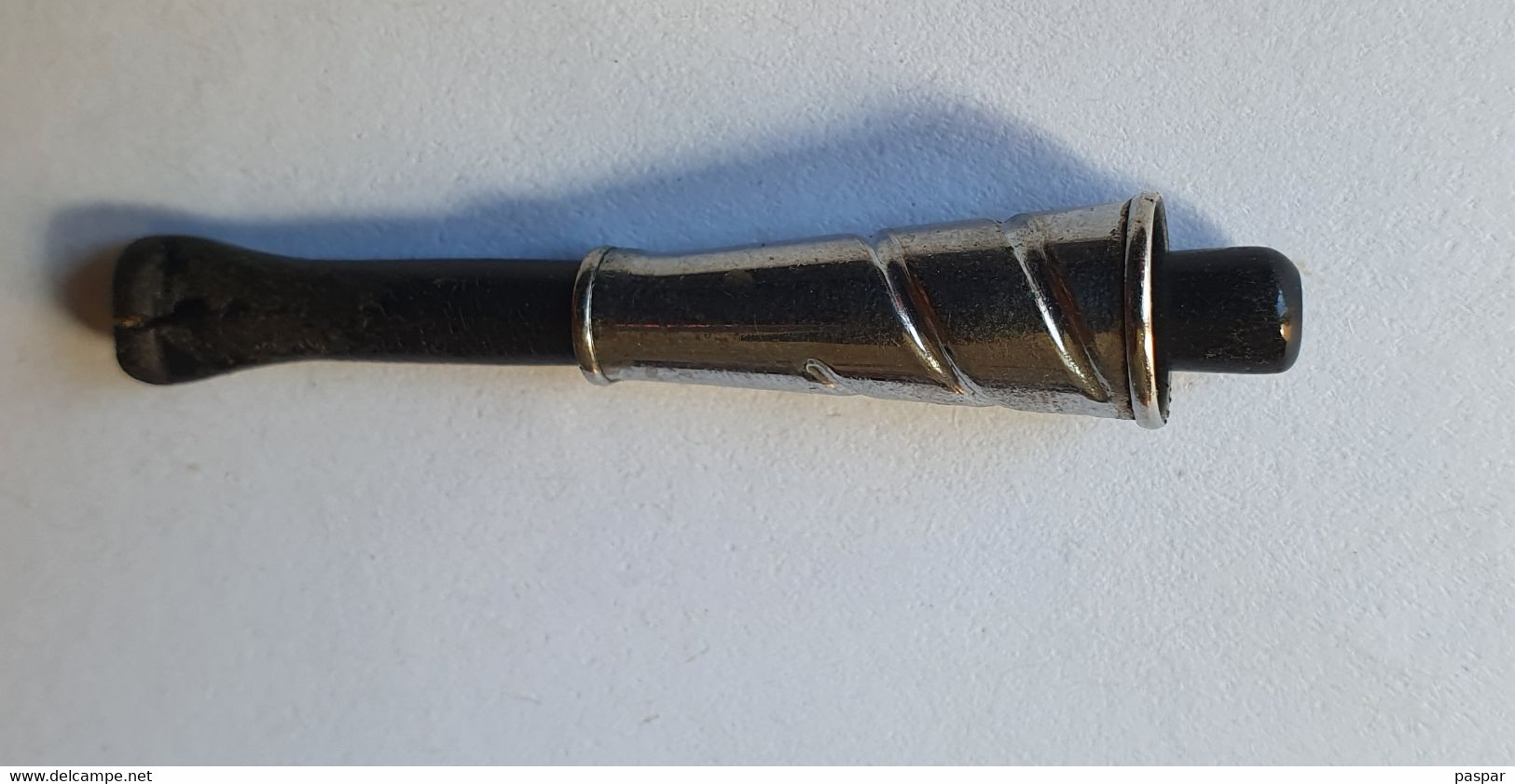 Ancien Fume Cigarette Avec Son étui Bakélite Marqué ZITOL - Cigarette Holders