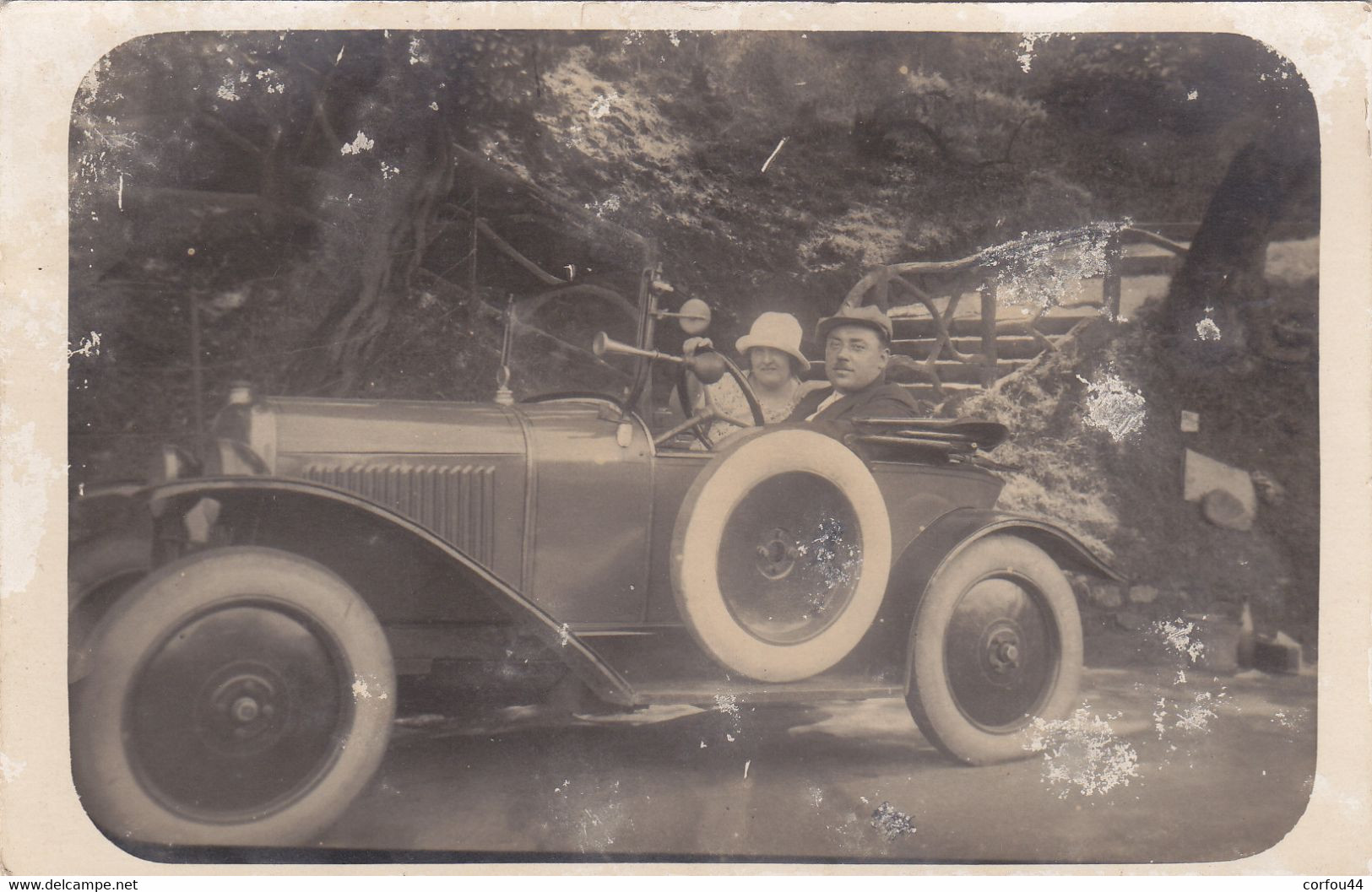 Beau Coupé - Automobile Vers 1925 - Carte Photo ! - Taxis & Cabs