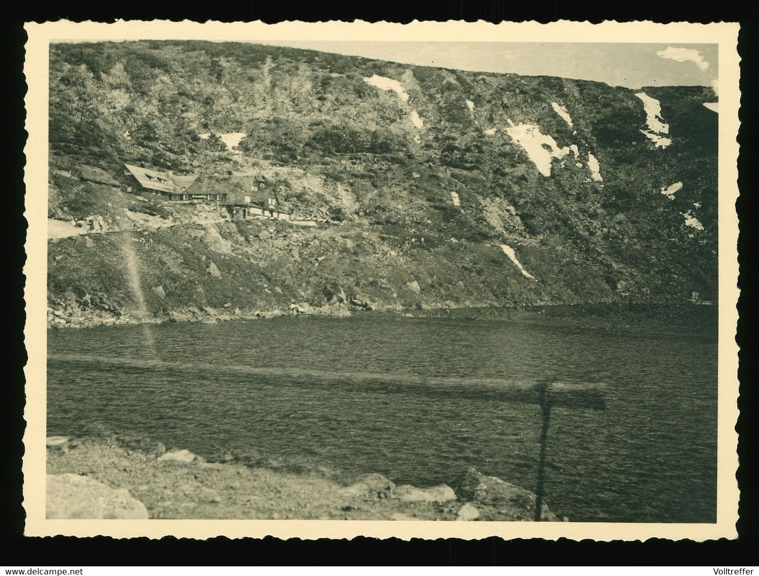 Orig. Foto 1939 Kleine Teichbaude Riesengebirge Samotnia-Hütte Sudetenland - Sudeten