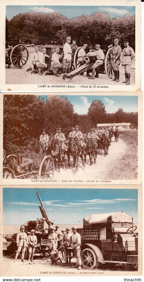 MILITARIA . SISSONNE (02) CAMP De SISSONNE. MANOEUVRES. SOLDATS. - Maniobras