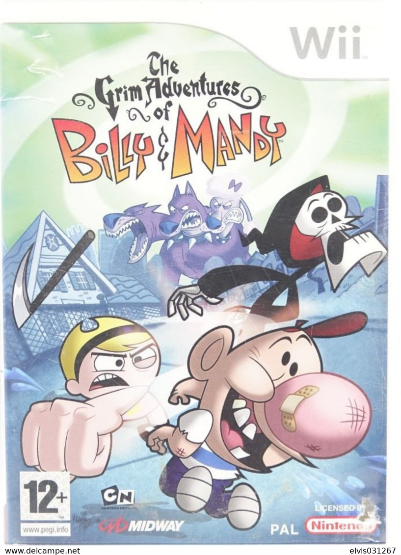 NINTENDO WII  : THE GRIM ADVENTURES OF BILLY & MANDY Game - Wii