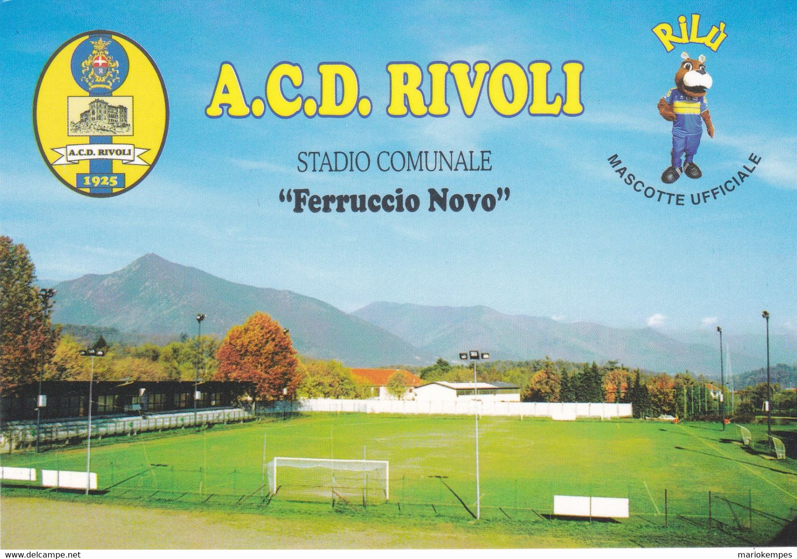 RIVOLI ( TO )_A.C.D. RIVOLI_STADIO COMUNALE "FERRUCCIO NOVO" _Stadium_Stade_Estadio_Stadion - Rivoli