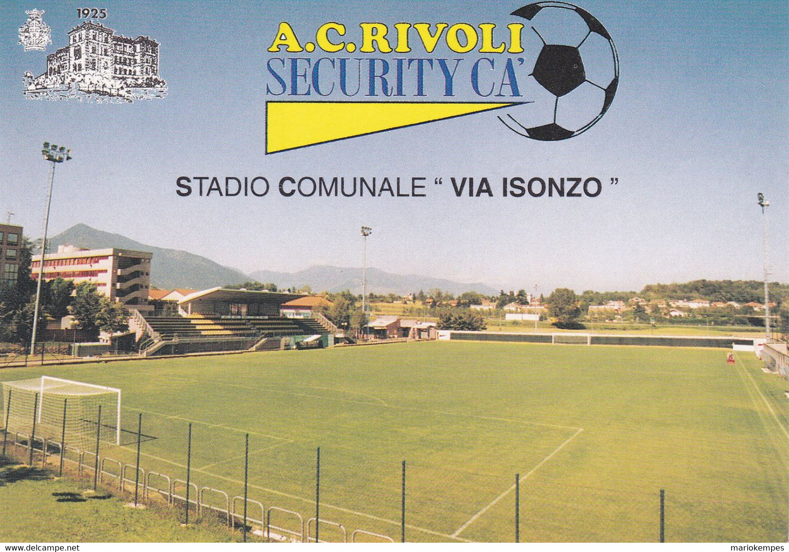 RIVOLI ( TO )_A.C. RIVOLI SECURITY CA'_STADIO COMUNALE "VIA ISONZO"_Stadium_Stade_Estadio_Stadion - Rivoli