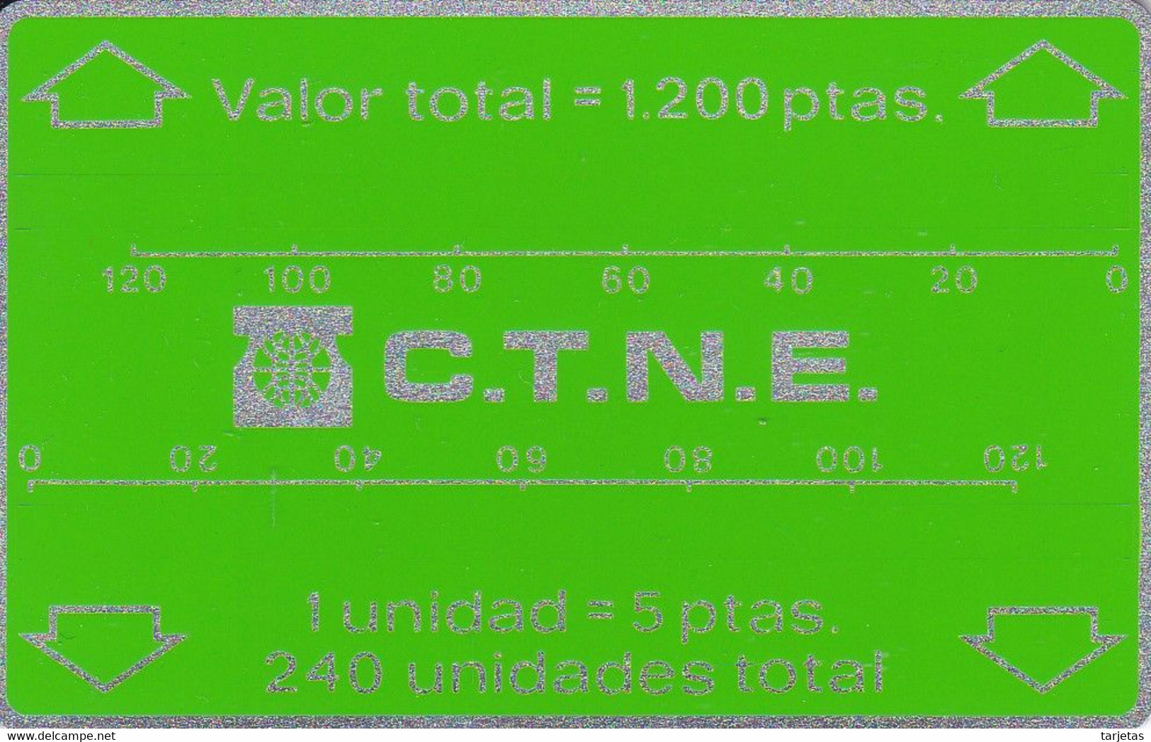 B-004  TARJETA DE ESPAÑA LANDIS &GYR BANDA OPTICA 1200 PTAS 11/83 TIRADA 1500 NUEVA-MINT - Operatori Telecom