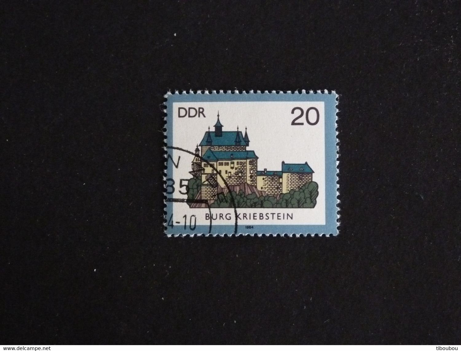 ALLEMAGNE GERMANY DEUTSCHLAND RDA DDR 2540 OBLITERE - CHATEAU DE KRIEBSTEIN - Gebraucht