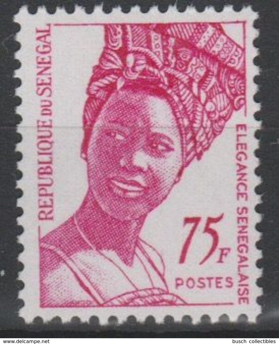 Sénégal 1981 Mi. 752 75F Elegance Sénégalaise Senegalesische Schönheit Freimarken Série Courante Rare - Senegal (1960-...)