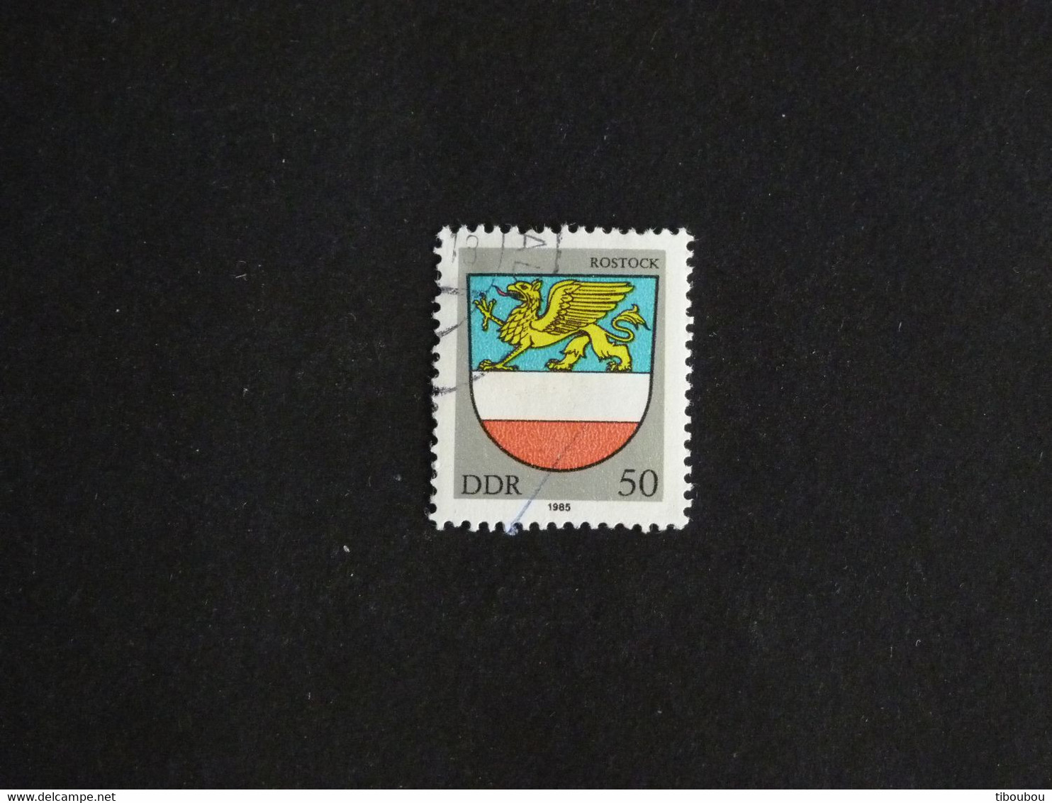 ALLEMAGNE GERMANY DEUTSCHLAND RDA DDR 2563 OBLITERE - ARMOIRIES ROSTOCK - Gebraucht